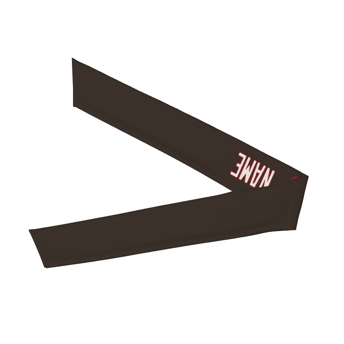 Custom Brown White Headband