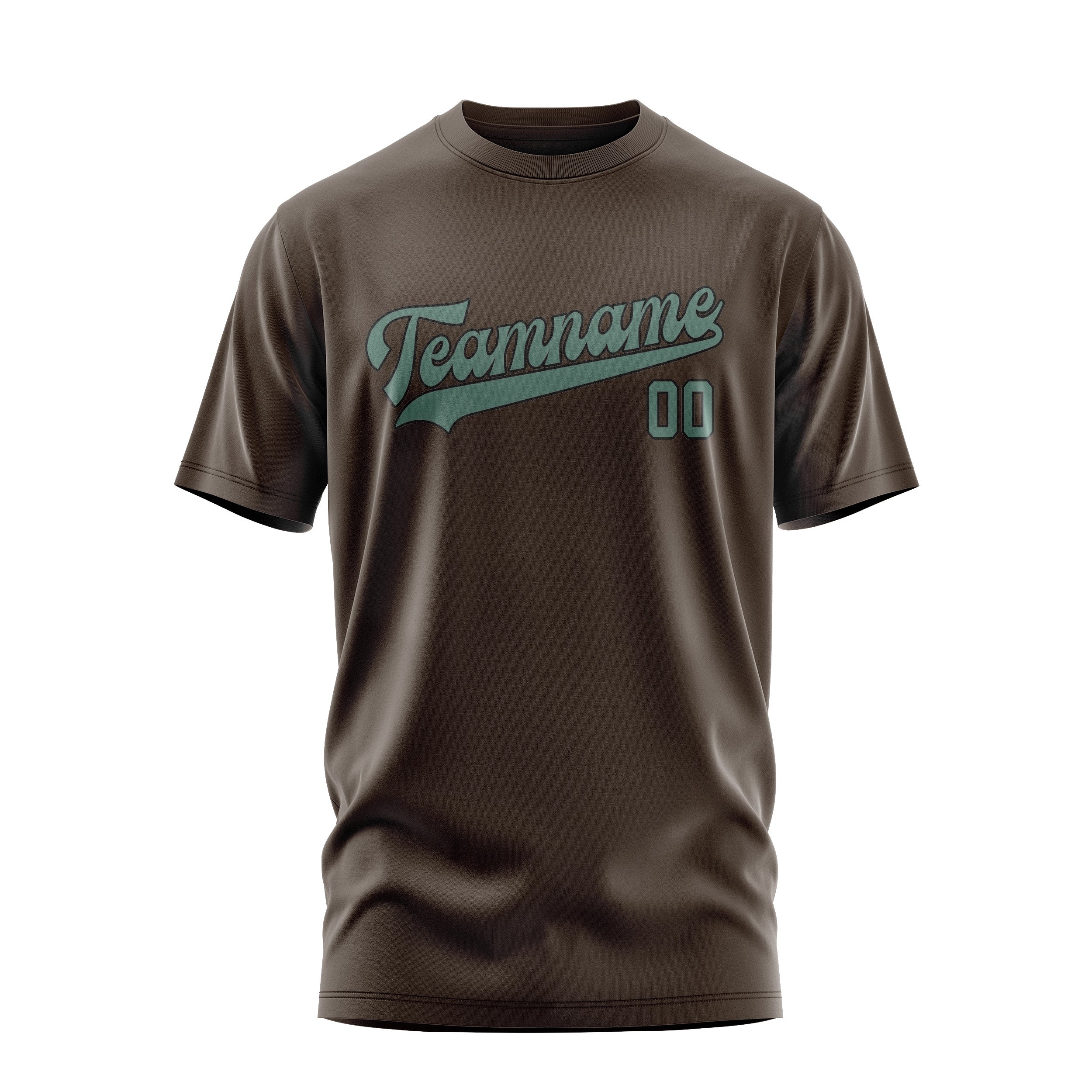 Custom Brown Blue Green T-Shirt