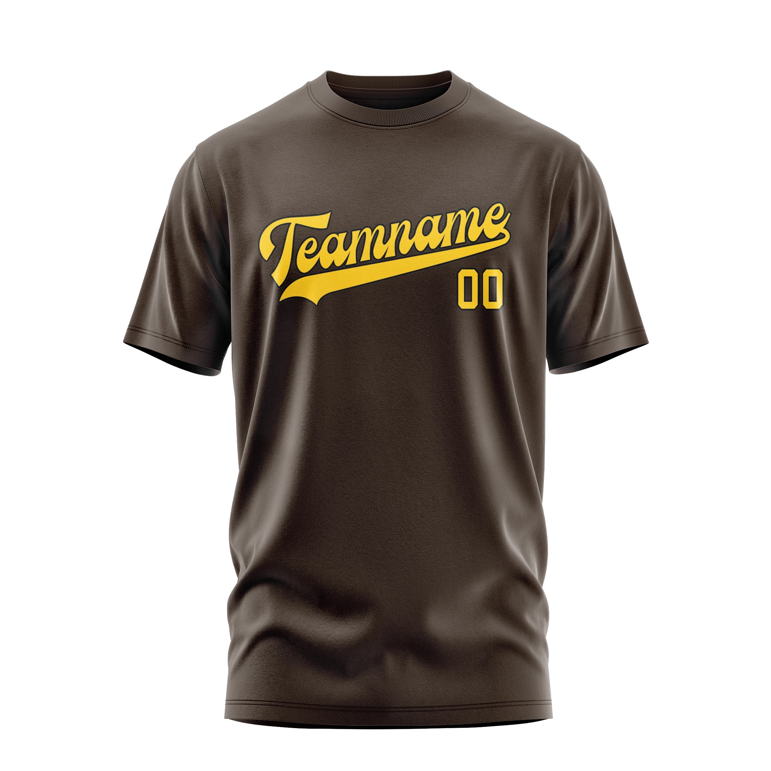 Custom Brown Gold T-Shirt