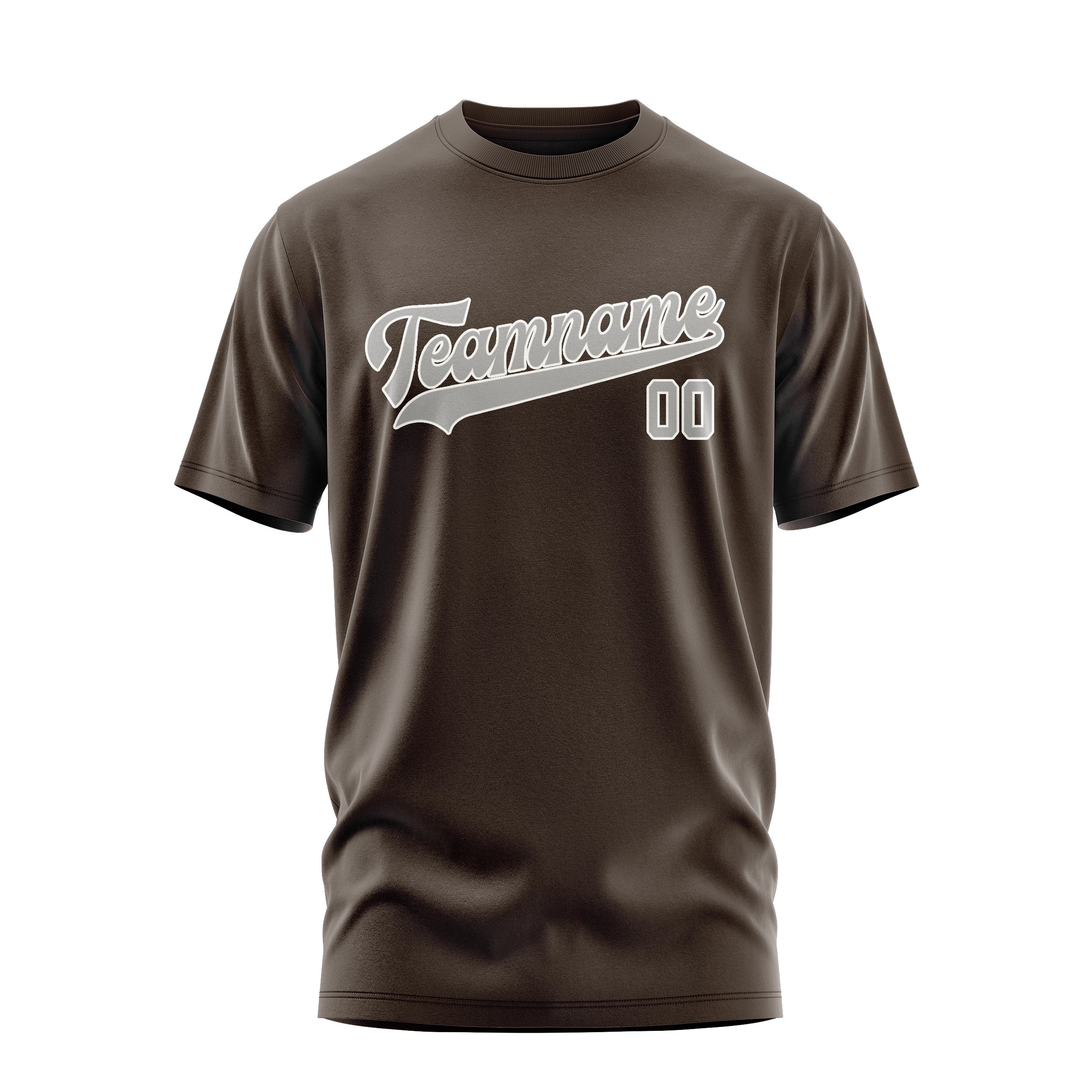 Custom Brown Gray T-Shirt