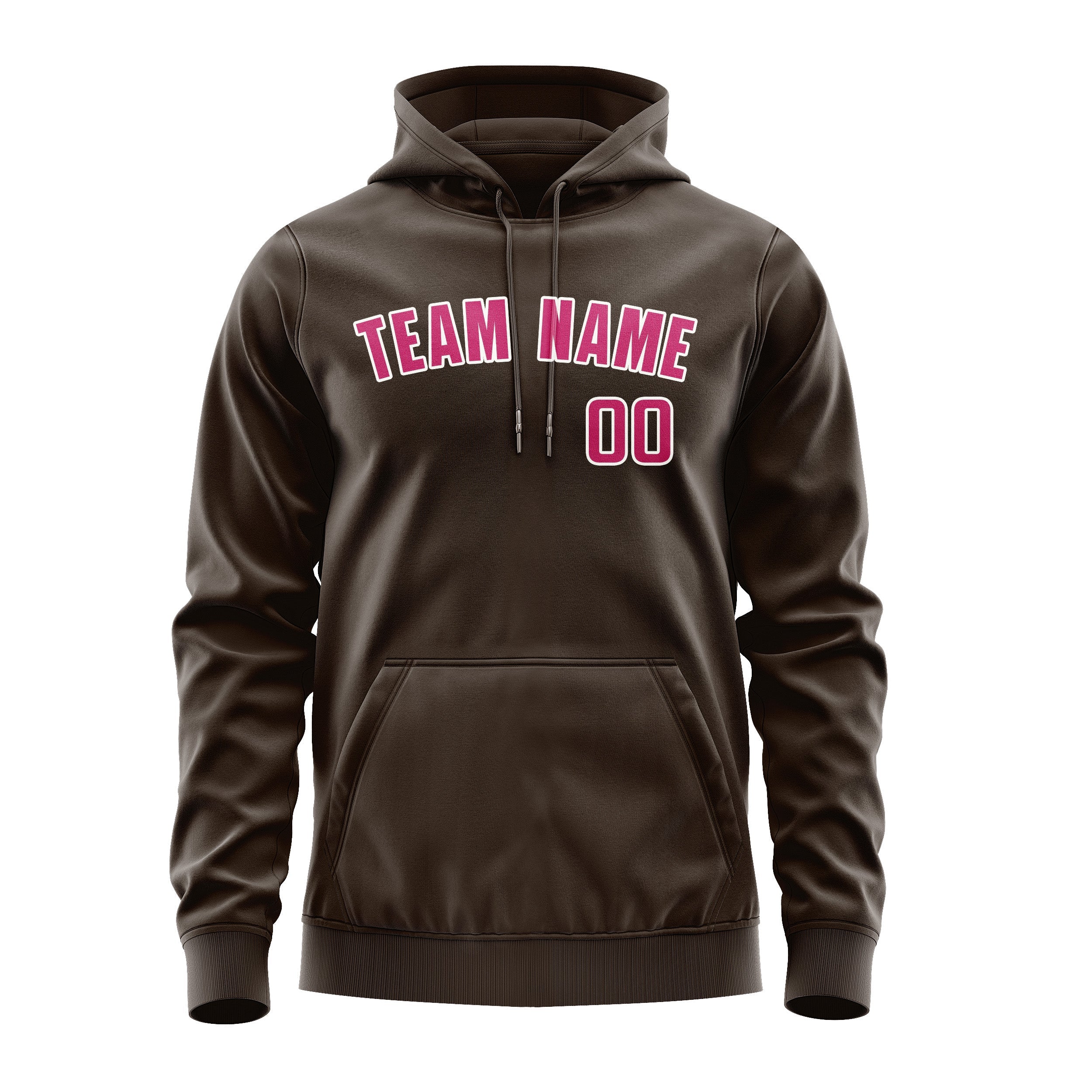 Custom Brown Pink Hoodie