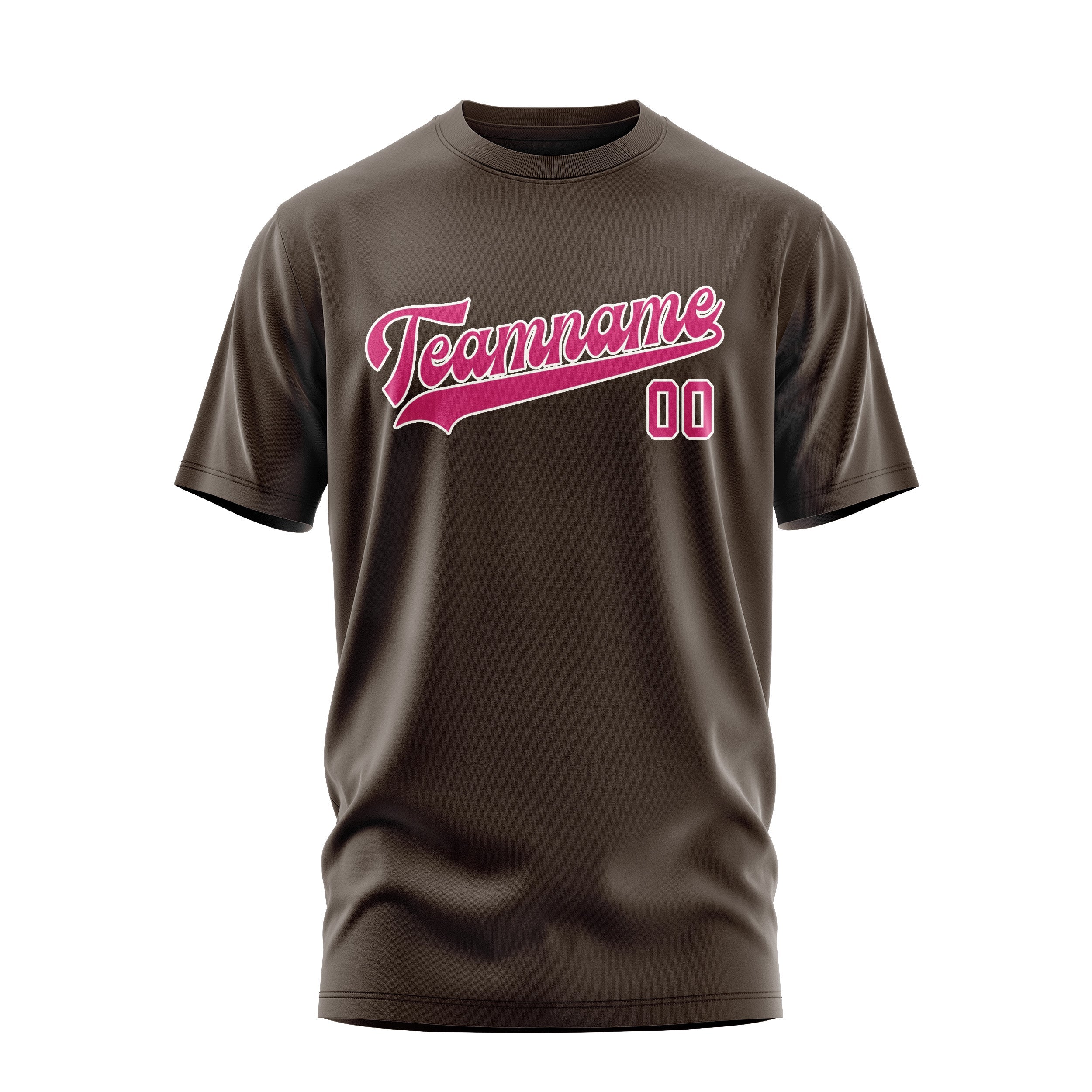 Custom Brown Pink T-Shirt
