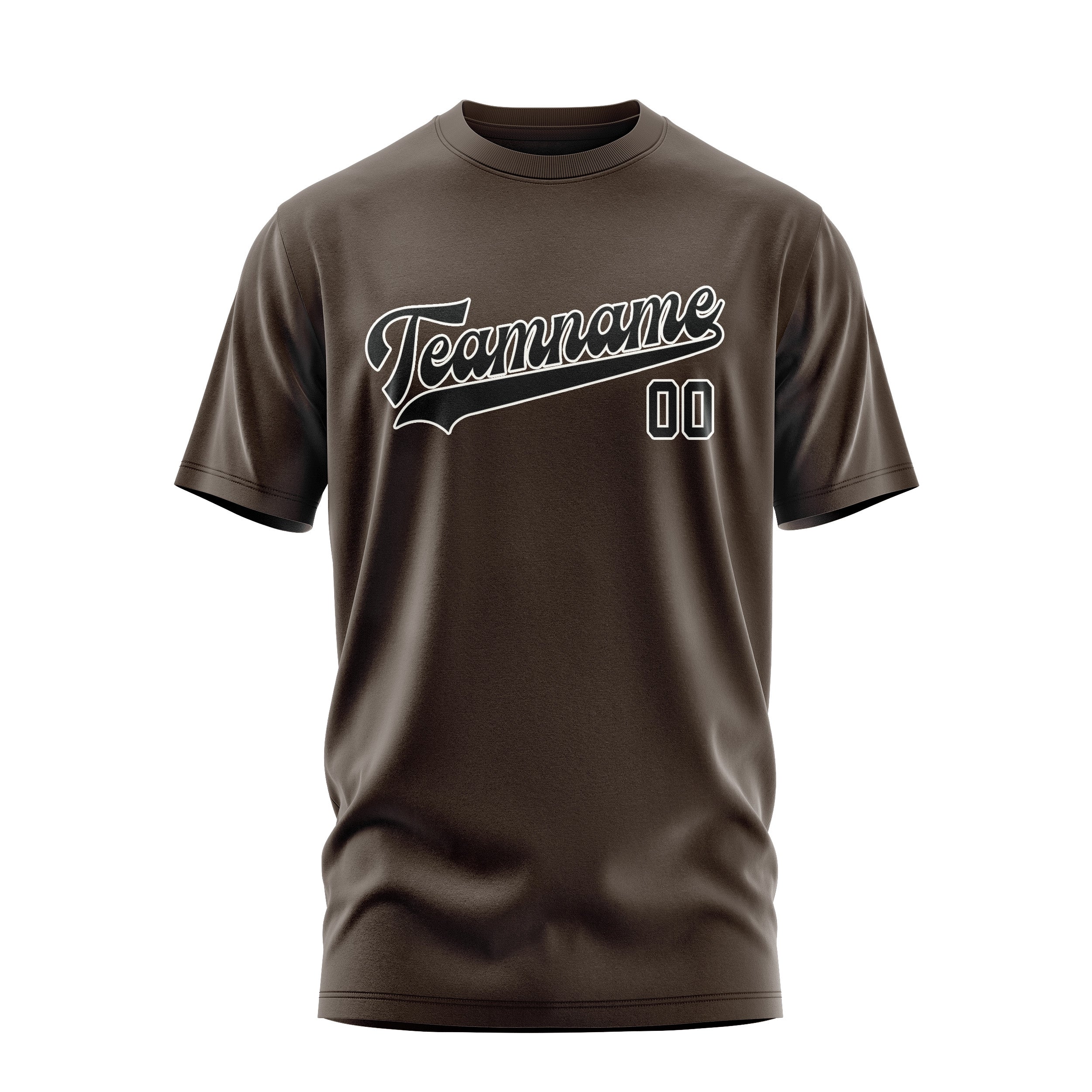Custom Brown Black T-Shirt