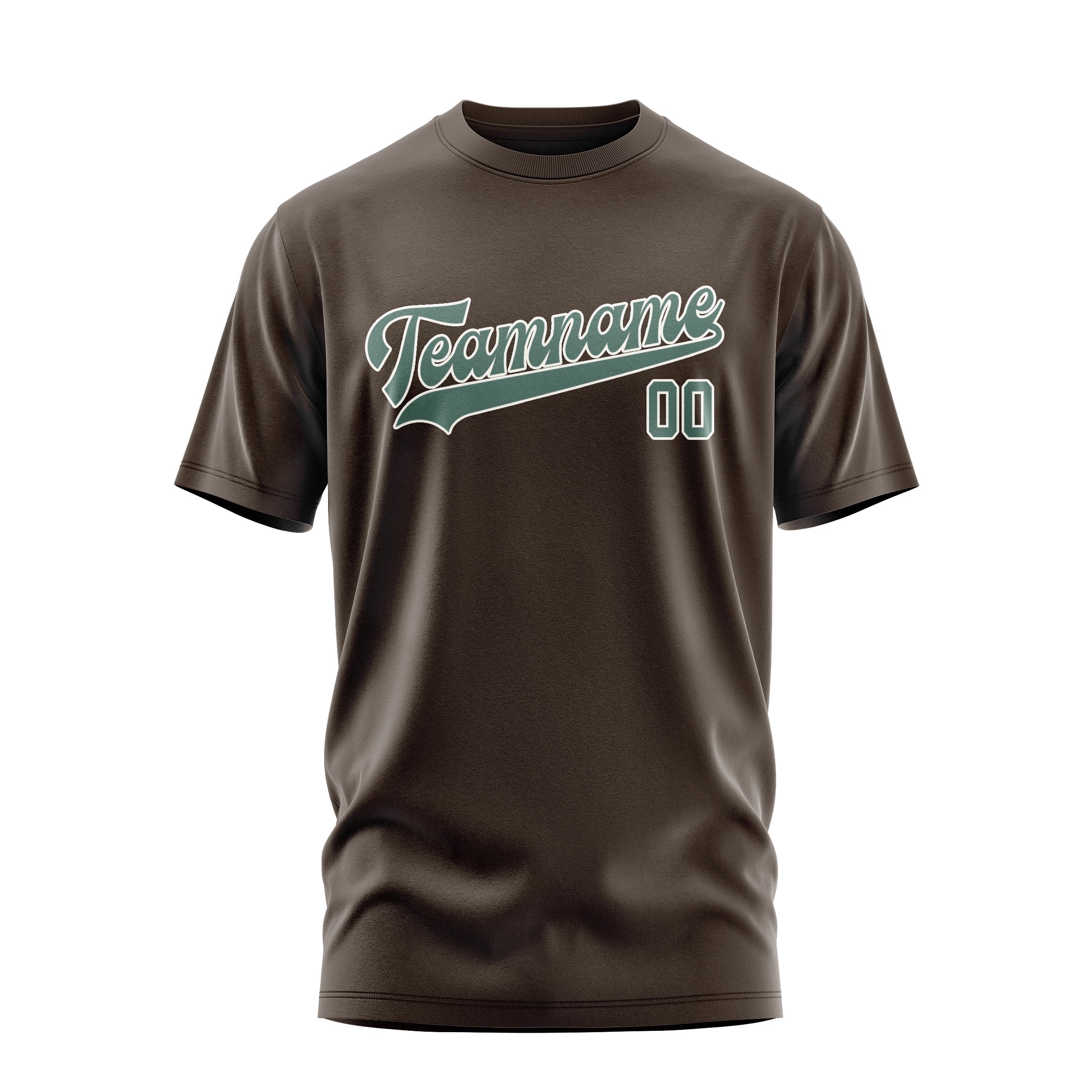 Custom Brown Blue Green T-Shirt