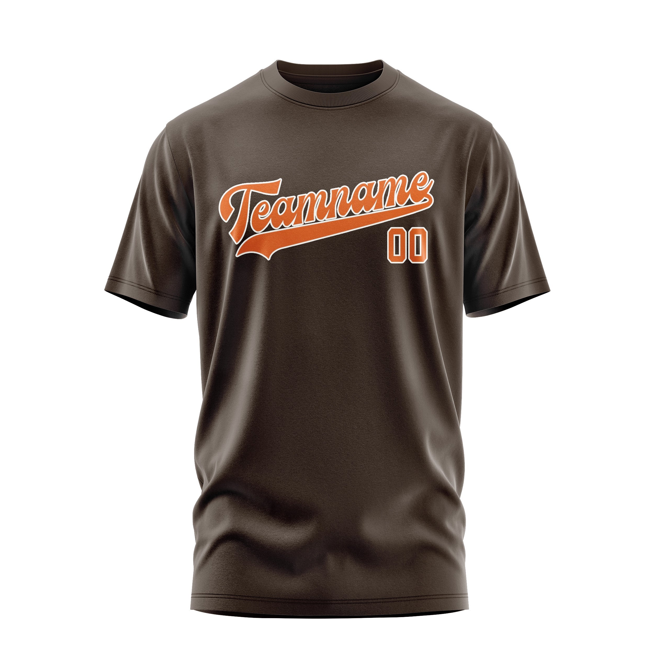 Custom Brown Orange T-Shirt