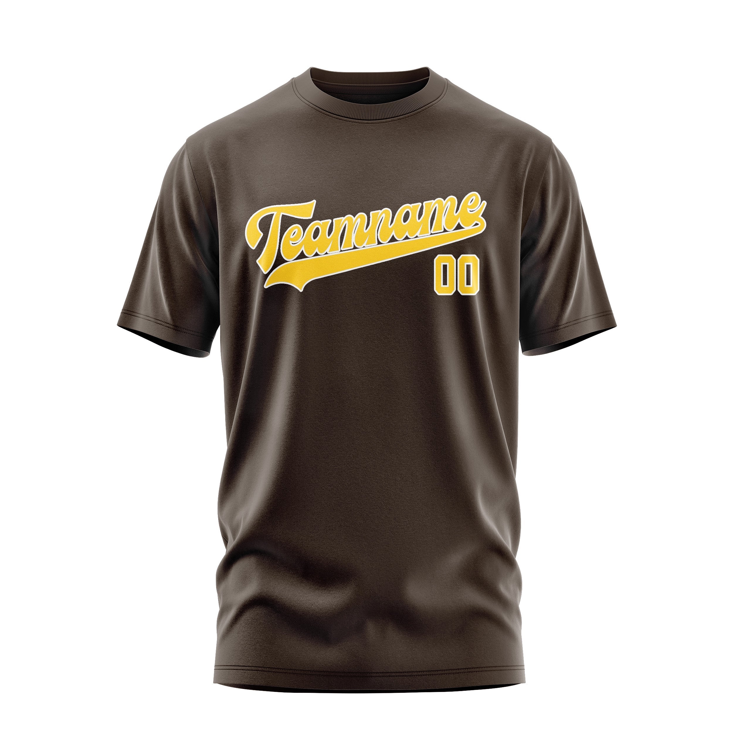Custom Brown Gold T-Shirt