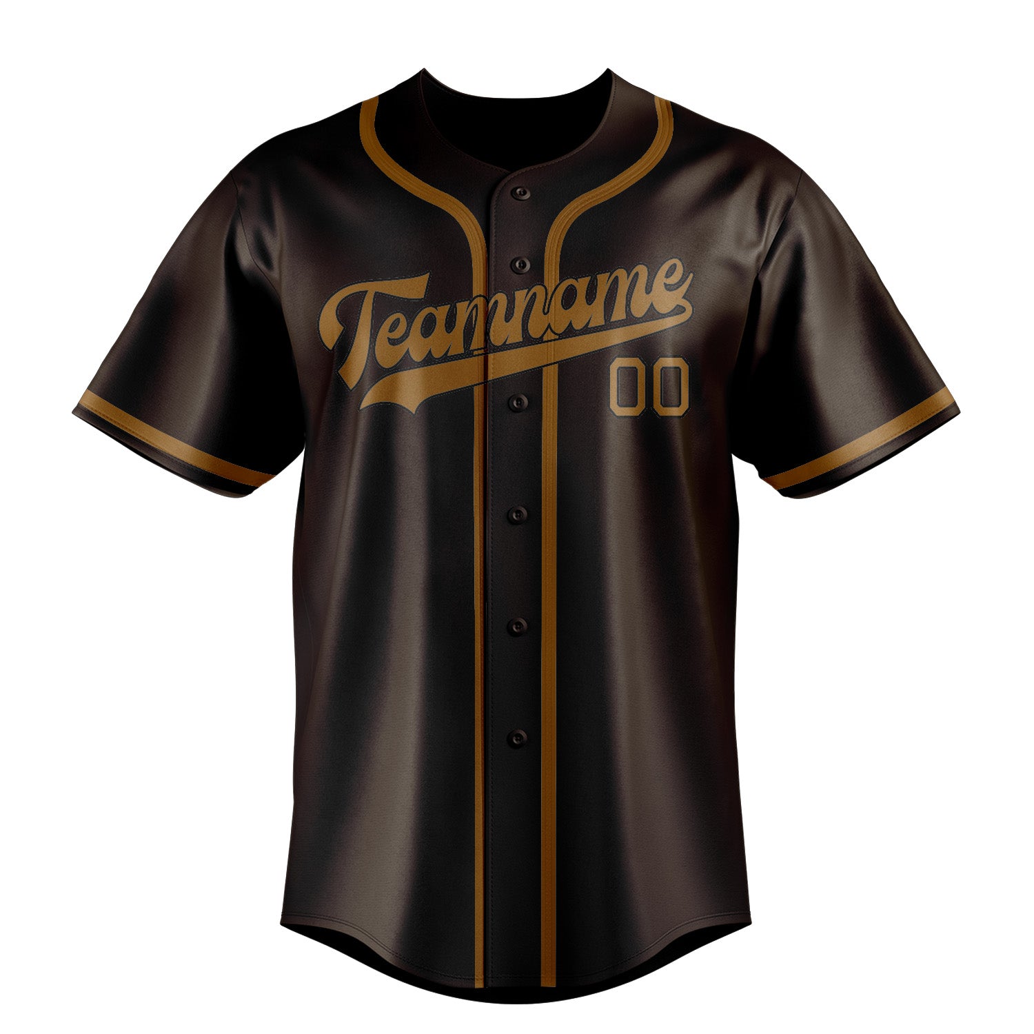 Custom Brown Khaki Baseball Jersey