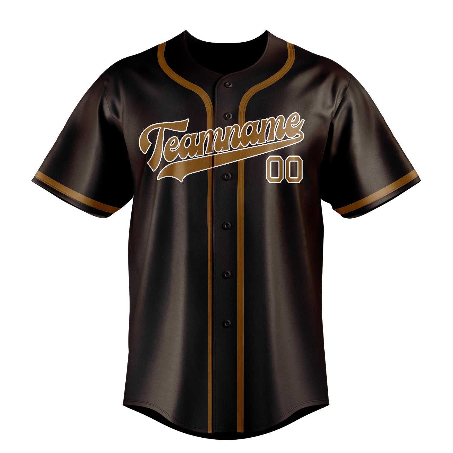 Custom Brown Khaki Baseball Jersey