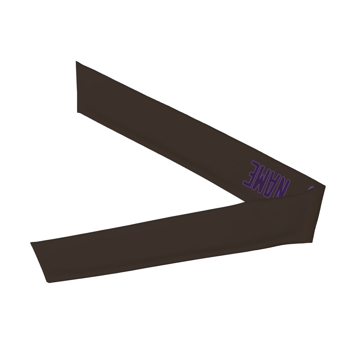 Custom Brown Purple Headband