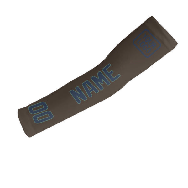 Custom Brown Blue Arm Sleeve