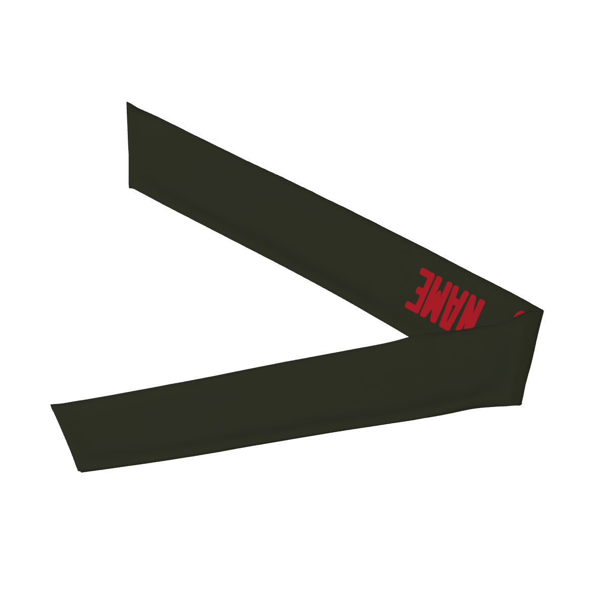 Custom Olive Red Headband