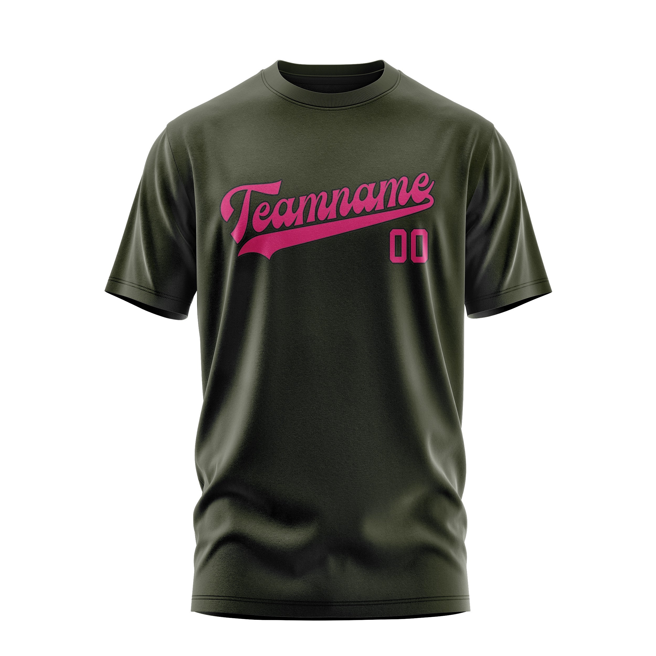 Custom Olive Pink T-Shirt