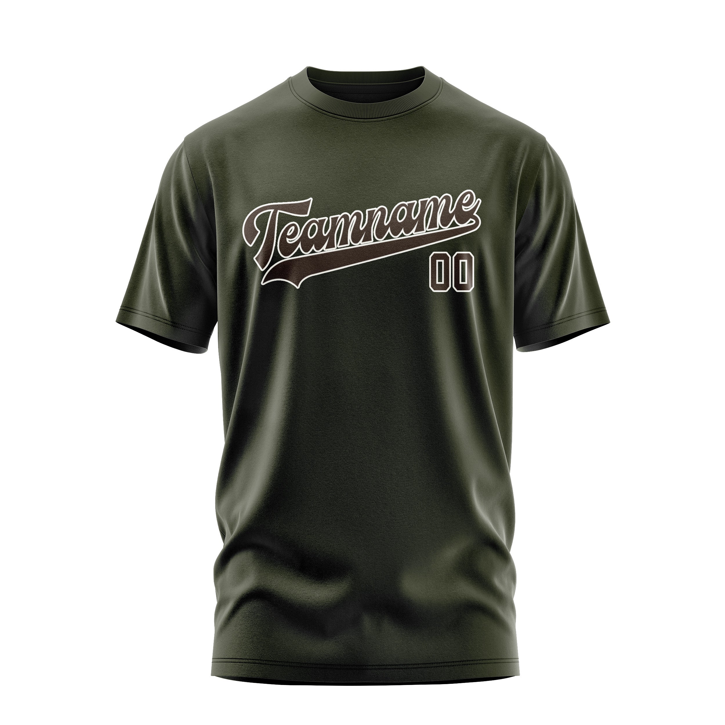 Custom Olive Brown T-Shirt