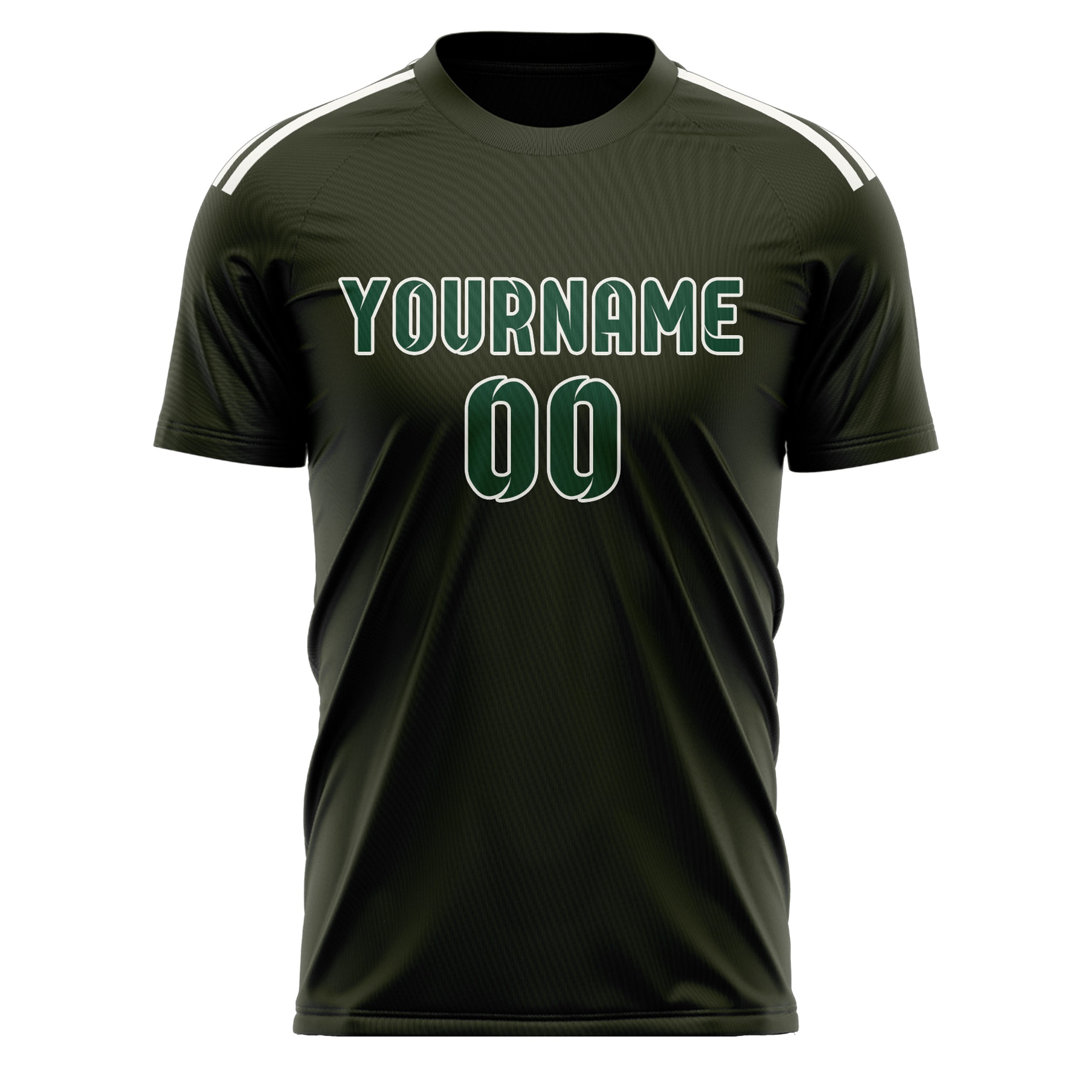 Custom Olive Green Soccer Jersey