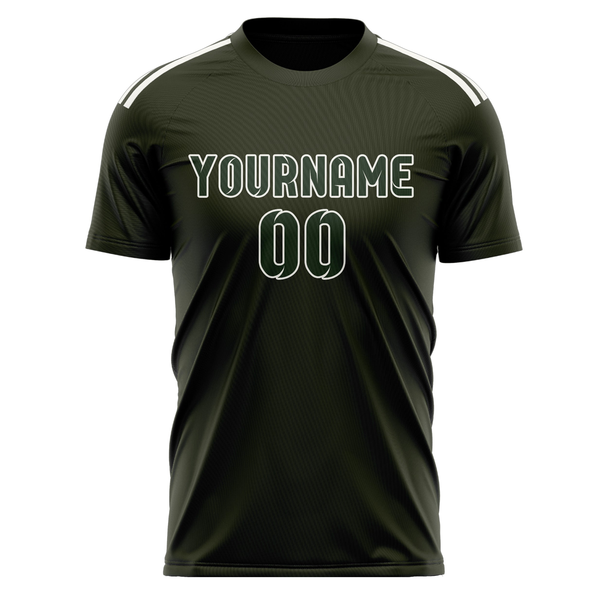 Custom Olive Dark Green Soccer Jersey