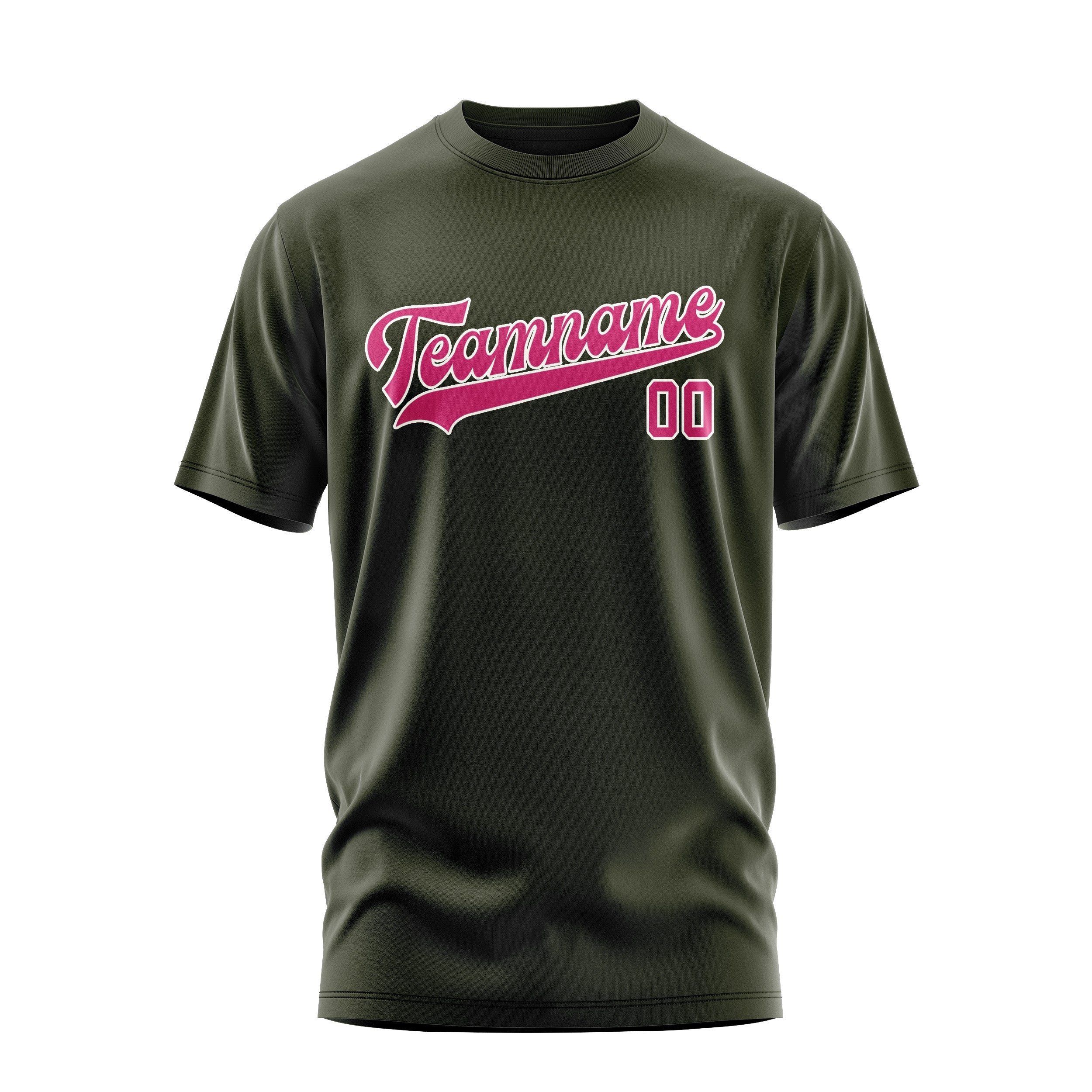 Custom Olive Pink T-Shirt