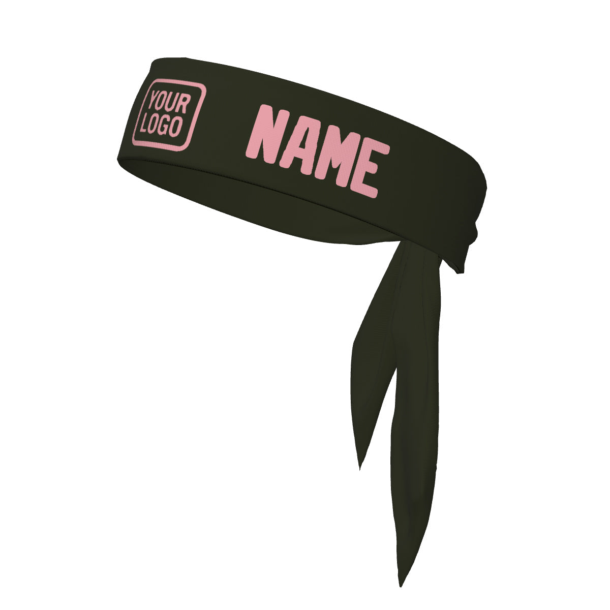 Custom Olive Light Pink Headband
