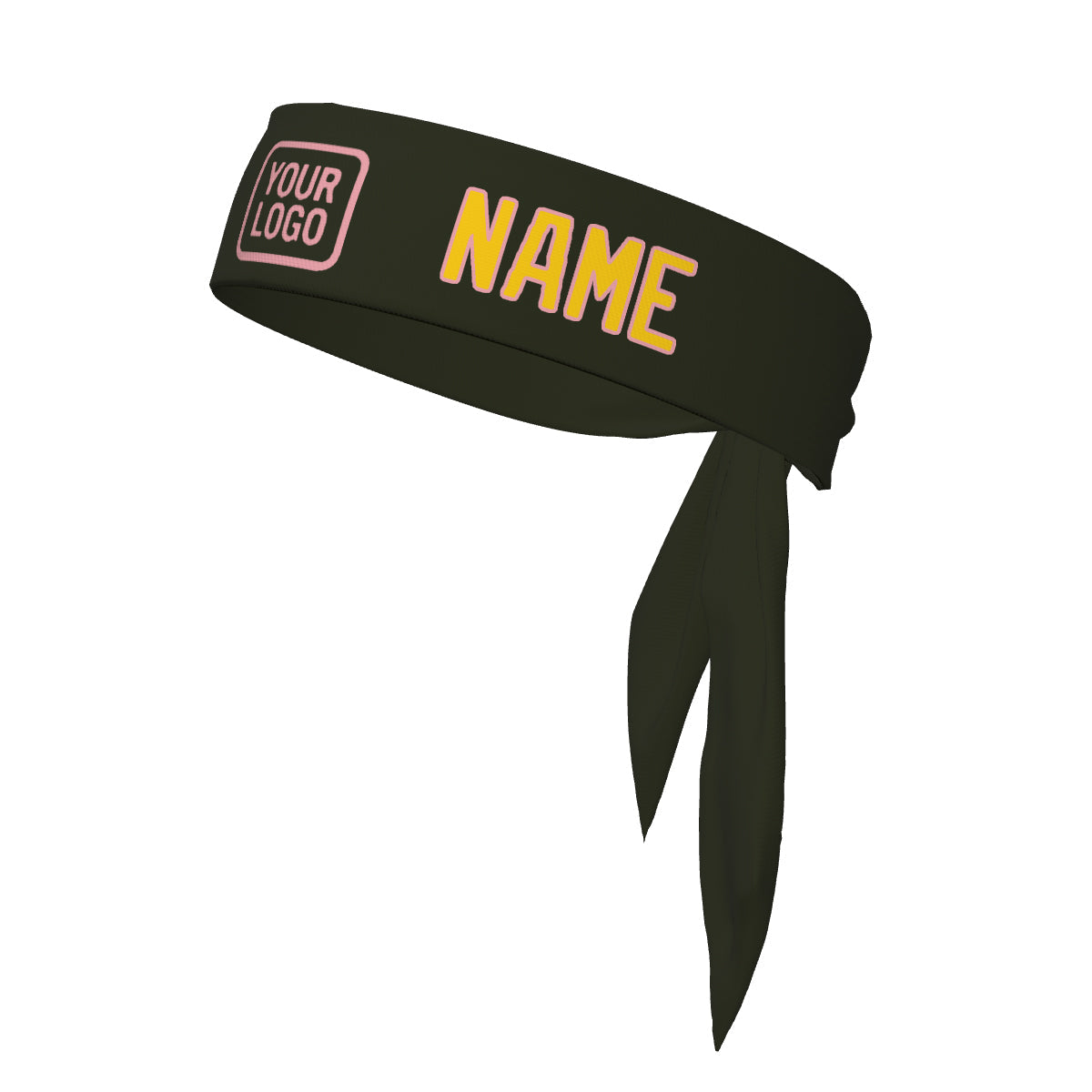 Custom Olive Gold Headband