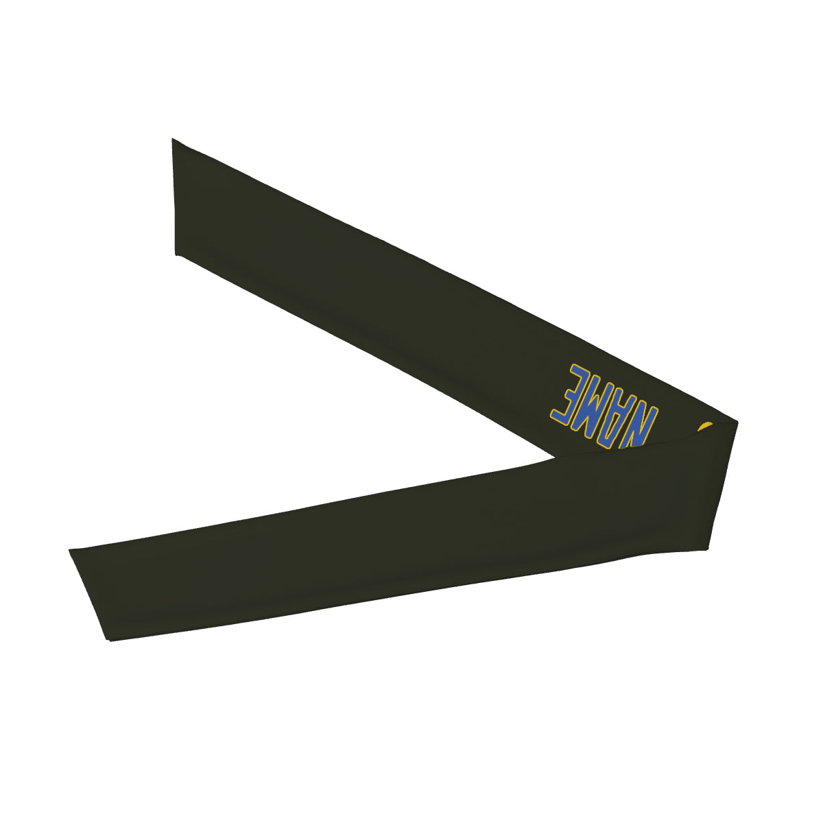 Custom Olive Sky Blue Headband