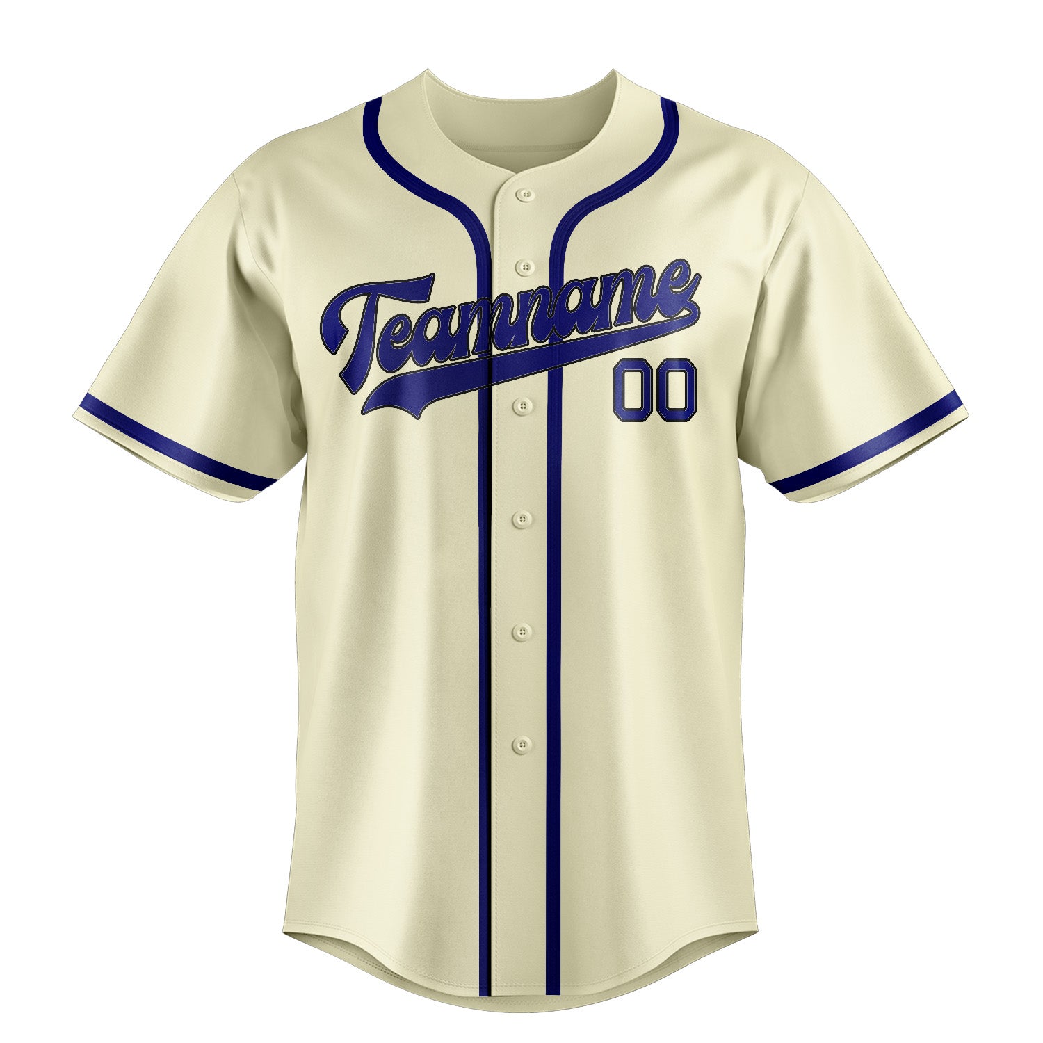Custom Cream Sky Blue Baseball Jersey