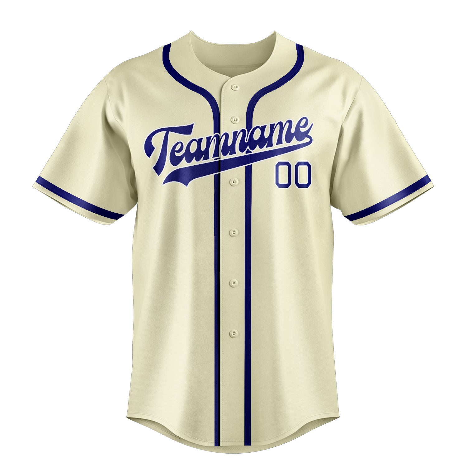 Custom Cream Sky Blue Baseball Jersey