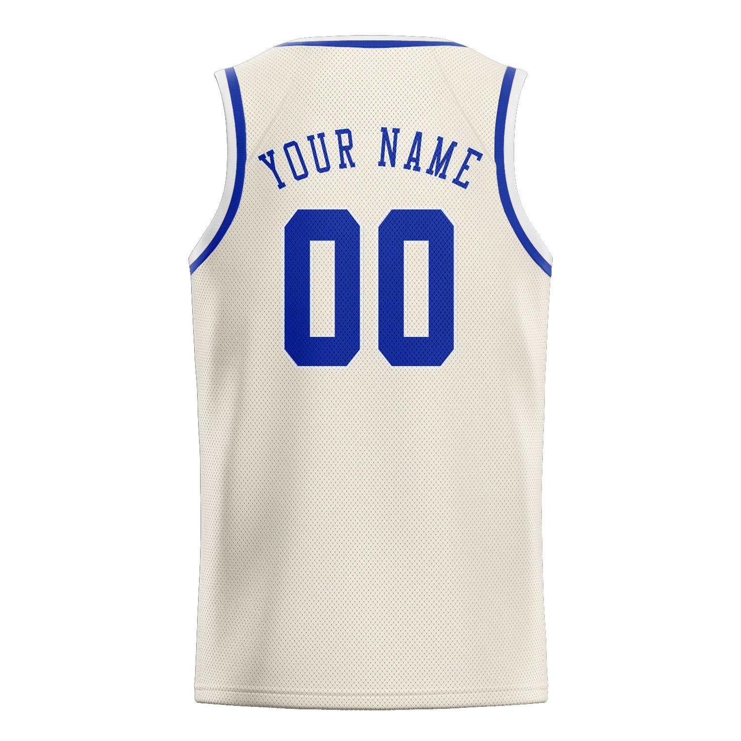 Custom Cream Sky Blue Basketball Jersey