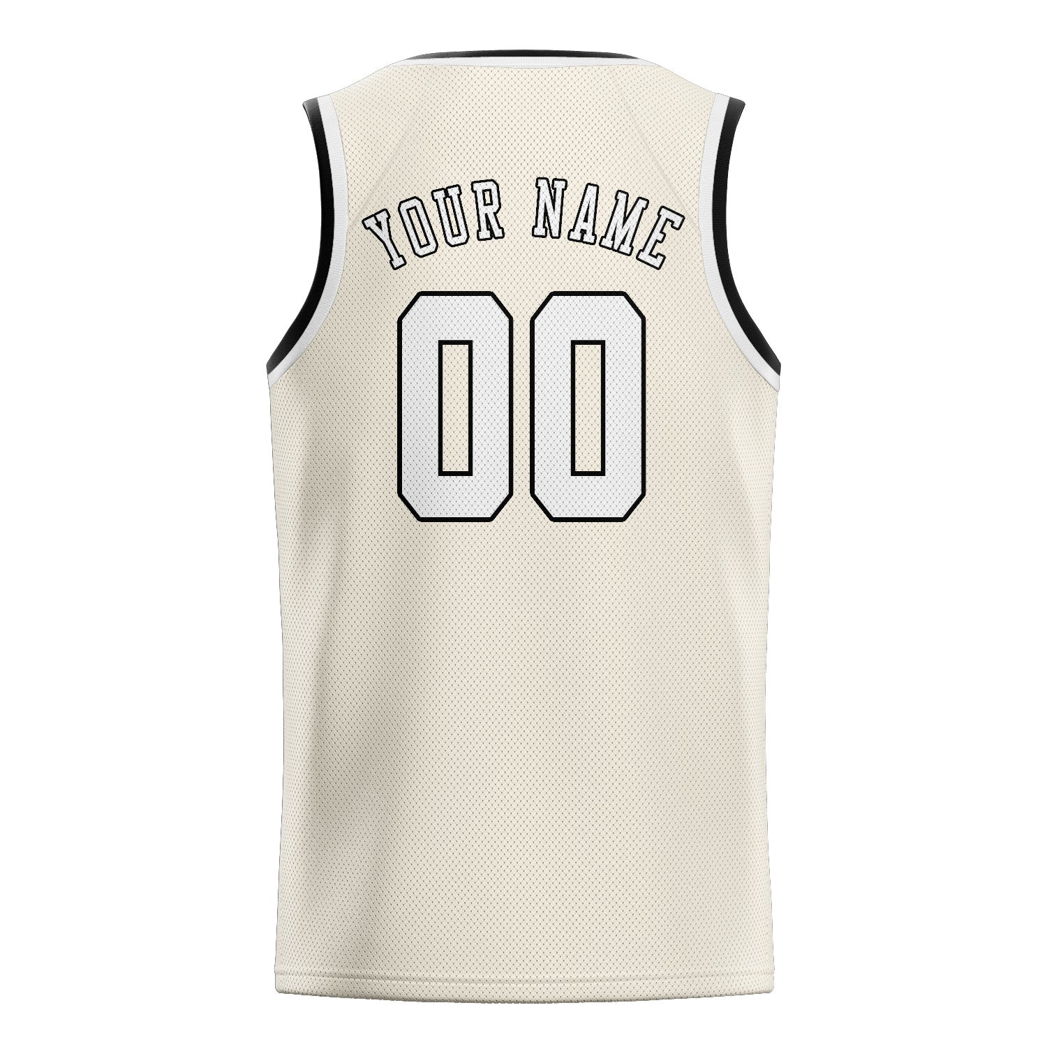 Custom Cream White Basketball Jersey