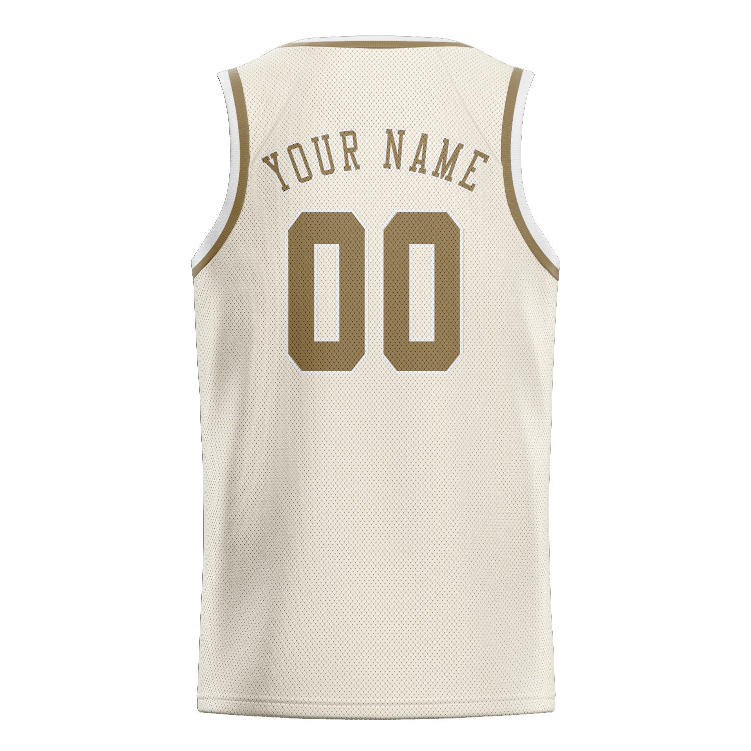 Custom Cream Light Khaki Basketball Jersey