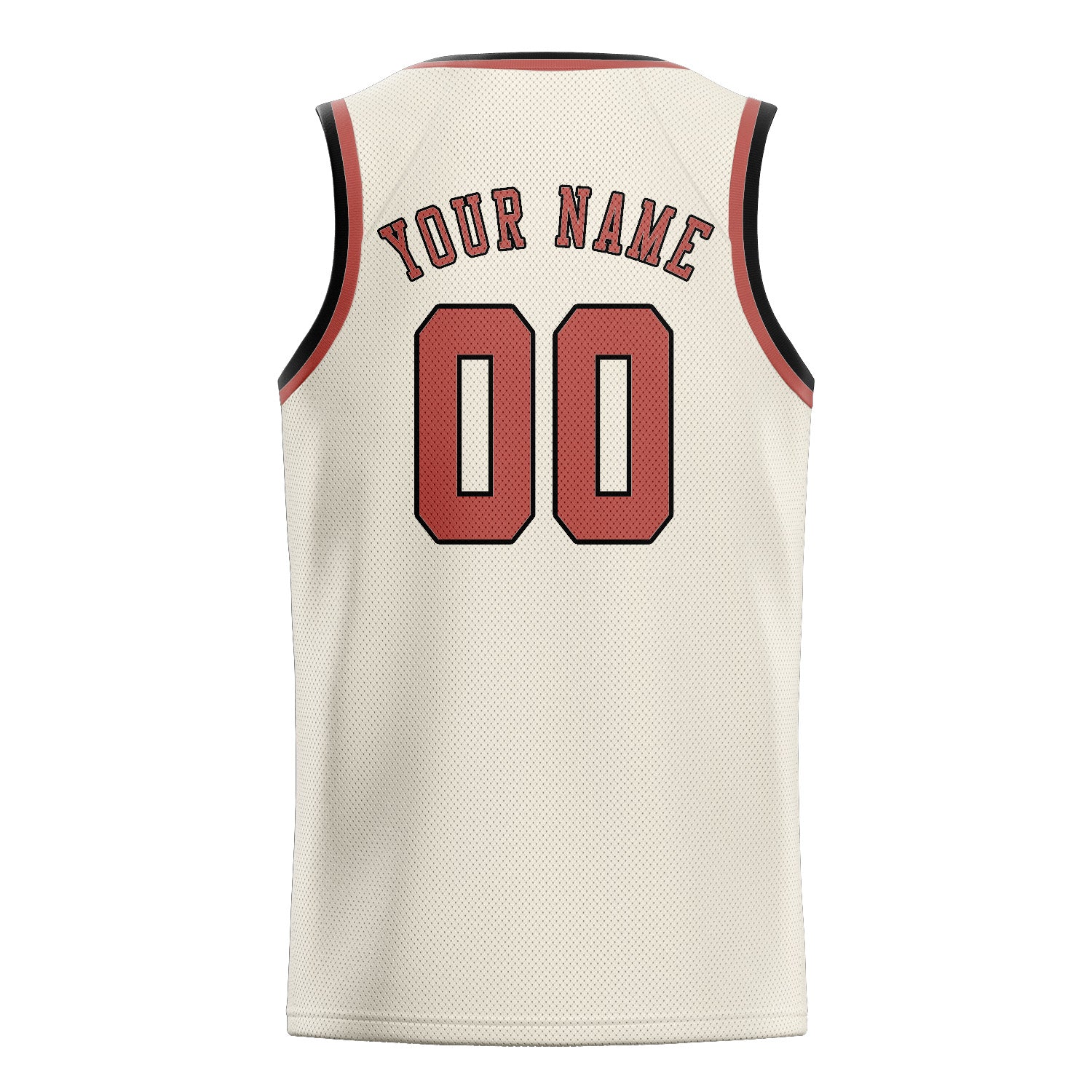 Custom Cream Copper Rose Basketball Jersey
