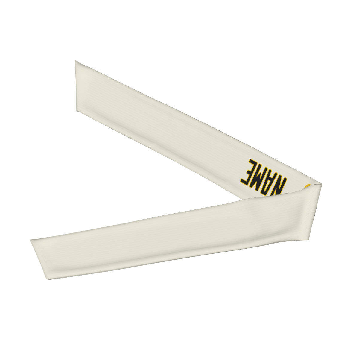 Custom Cream Black Headband