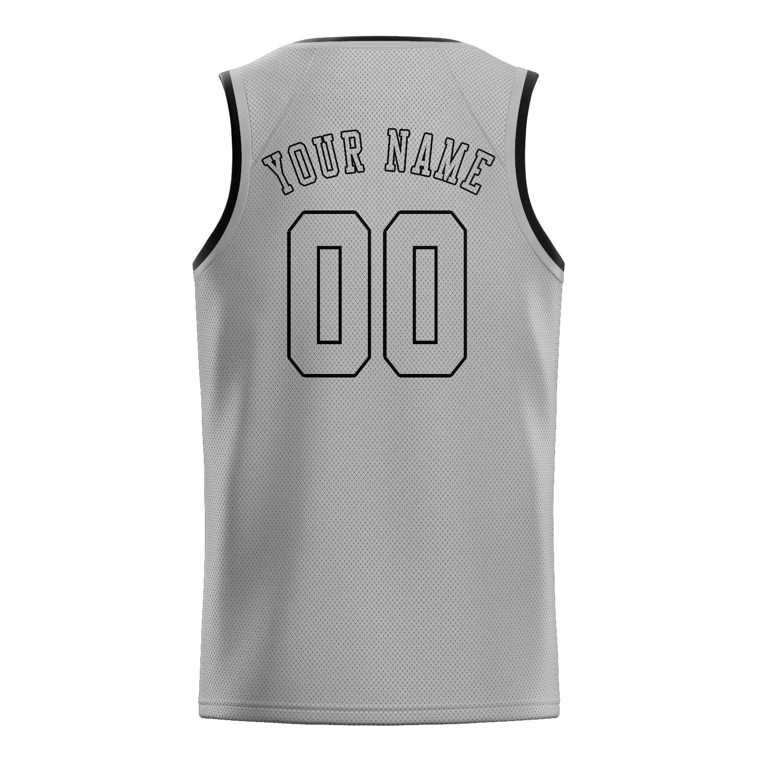 Custom Gray Gray Basketball Jersey