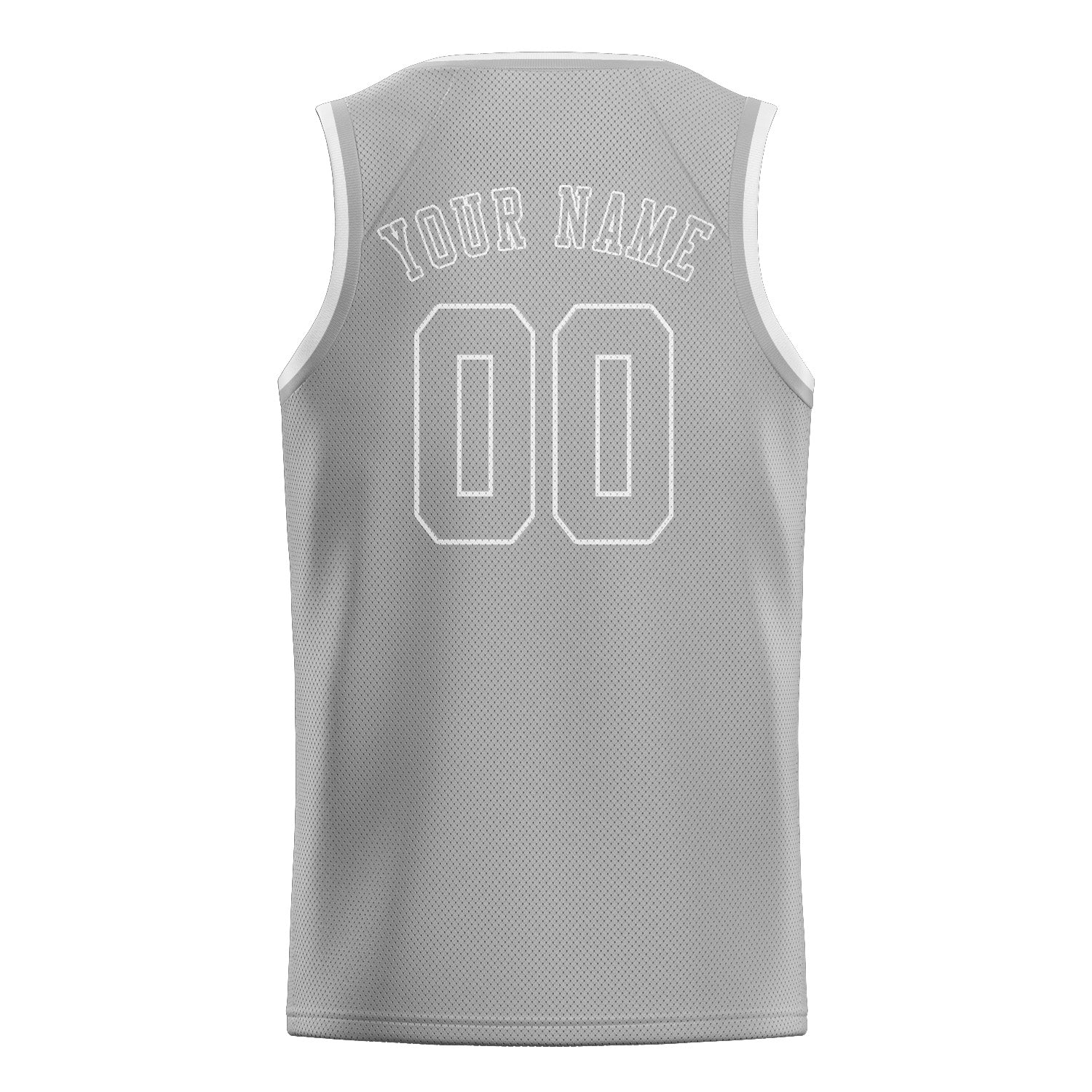 Custom Gray Gray Basketball Jersey