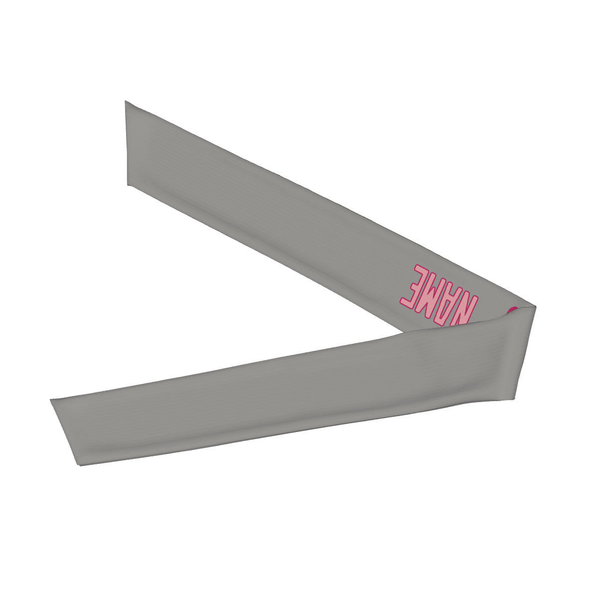 Custom Gray Light Pink Headband