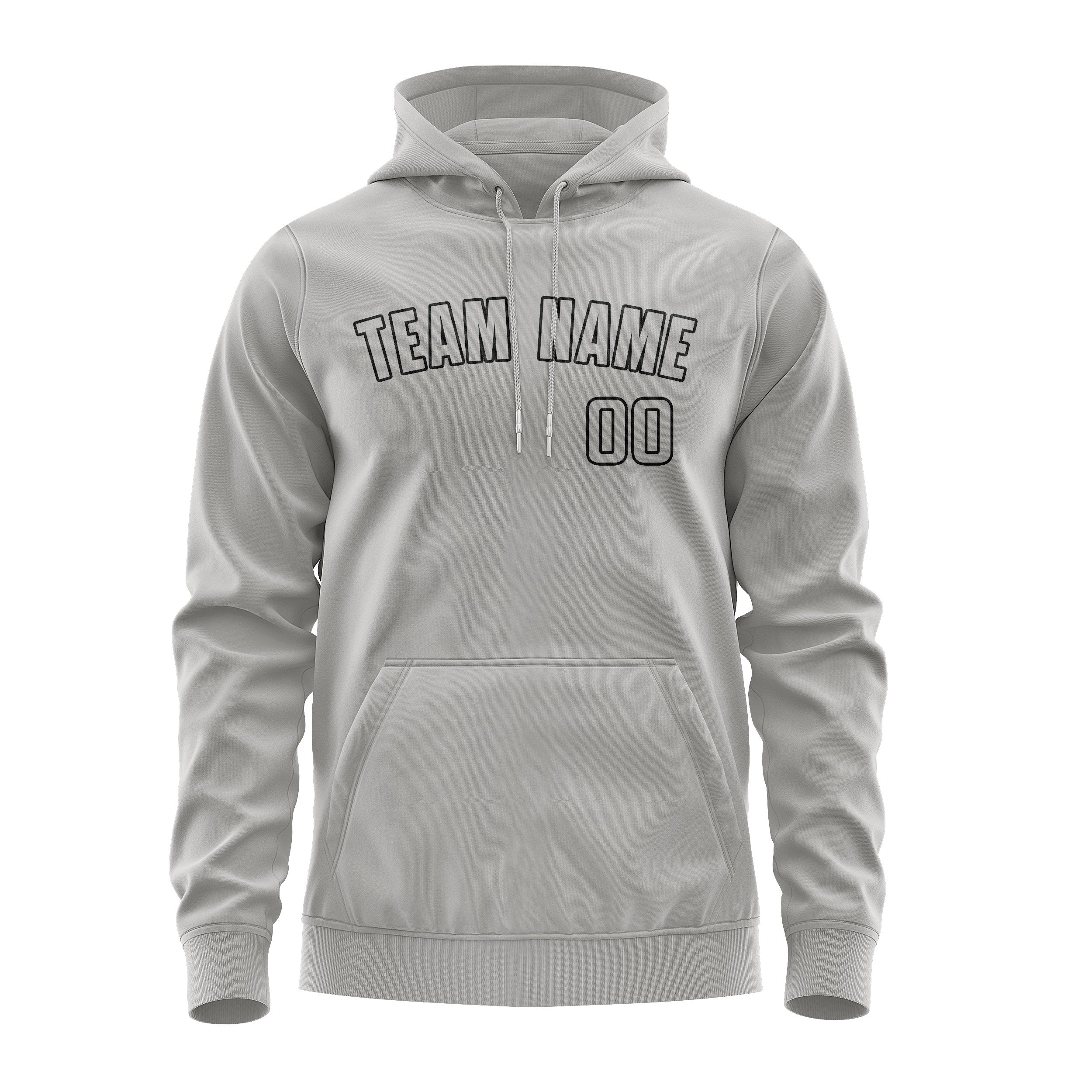 Custom Gray Gray Hoodie