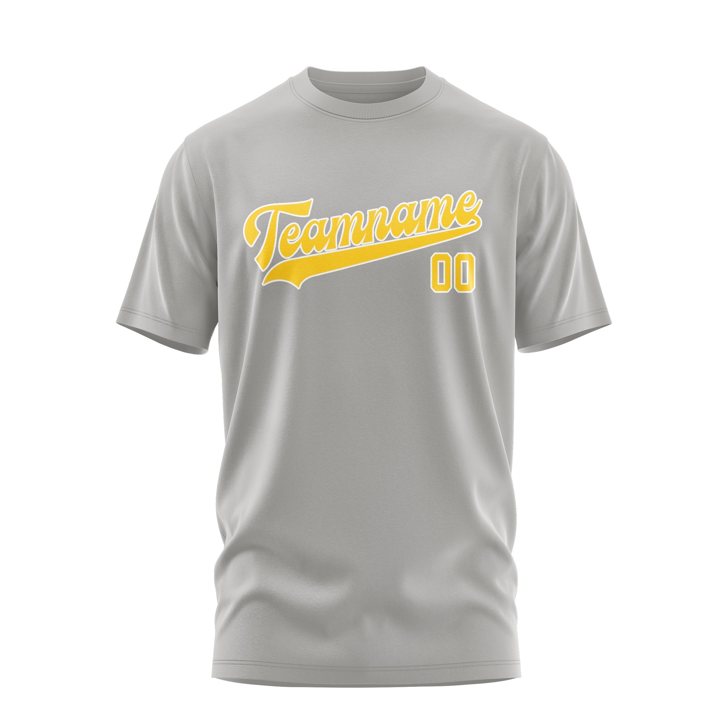 Custom Gray Gold T-Shirt