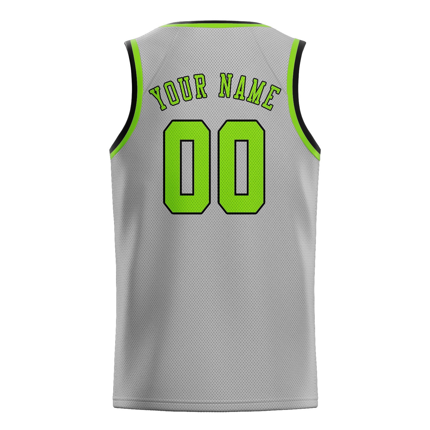 Custom Gray Emerald Green Basketball Jersey