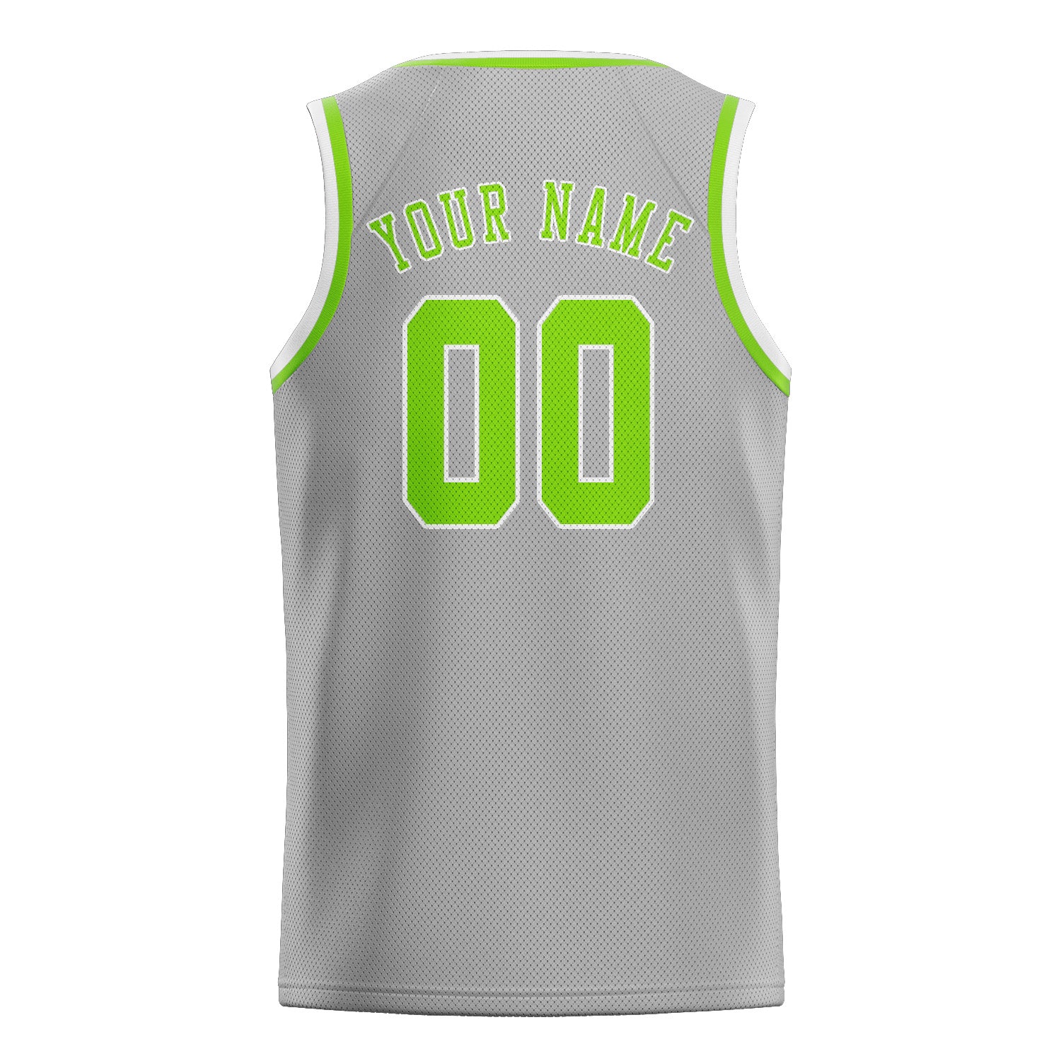 Custom Gray Emerald Green Basketball Jersey