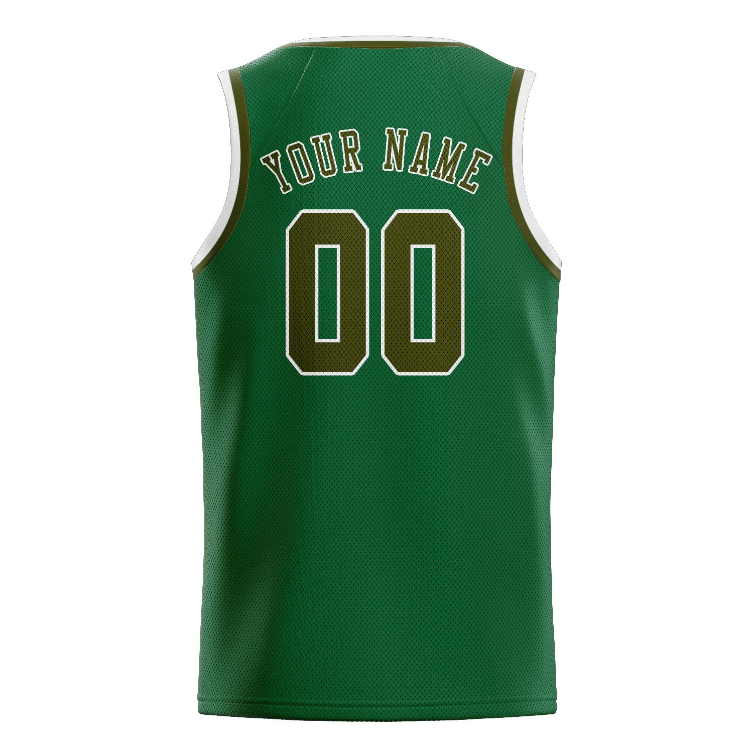 Custom Green Olive Basketball Jersey