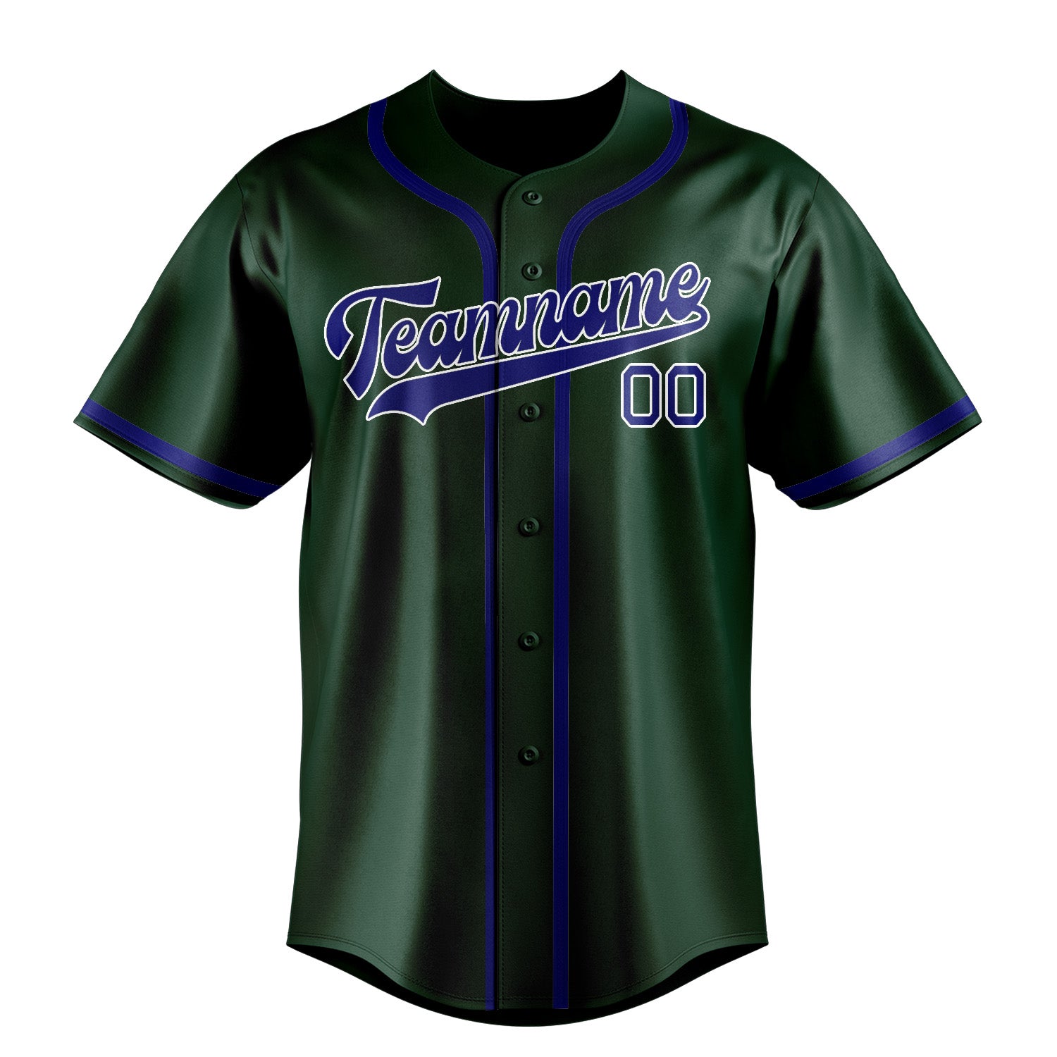 Custom Green Sky Blue Baseball Jersey