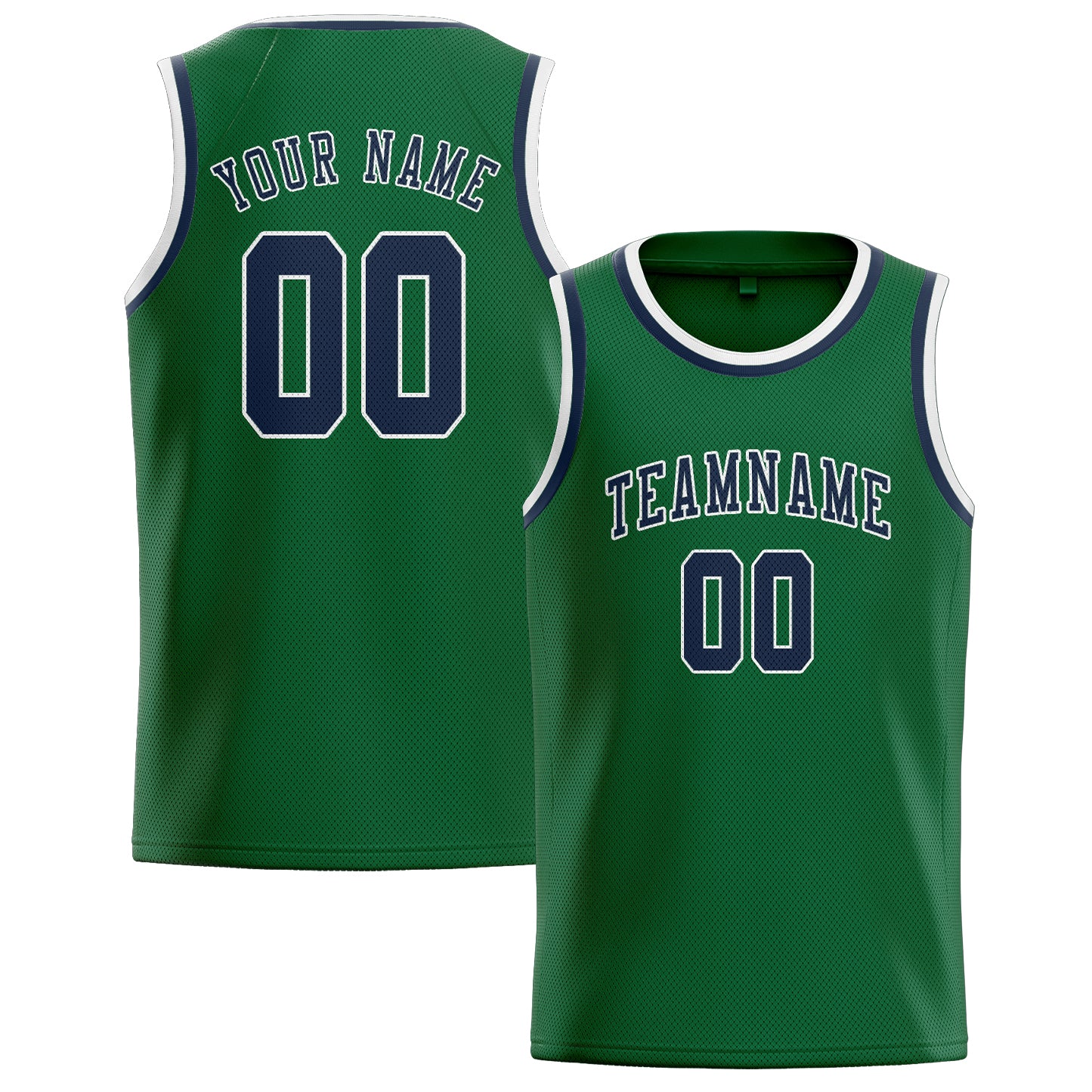 Custom Green Blue Basketball Jersey