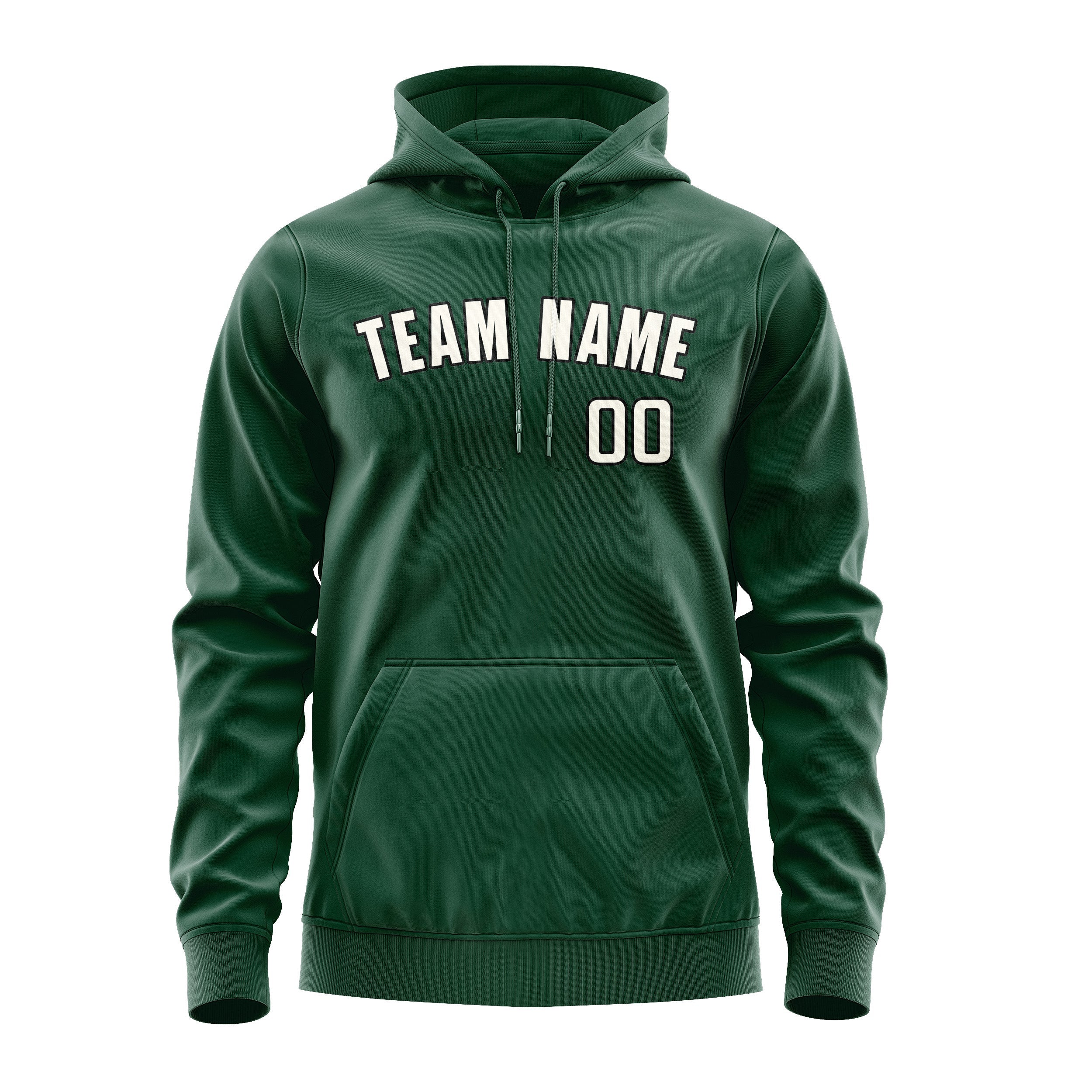 Custom Green Cream Hoodie