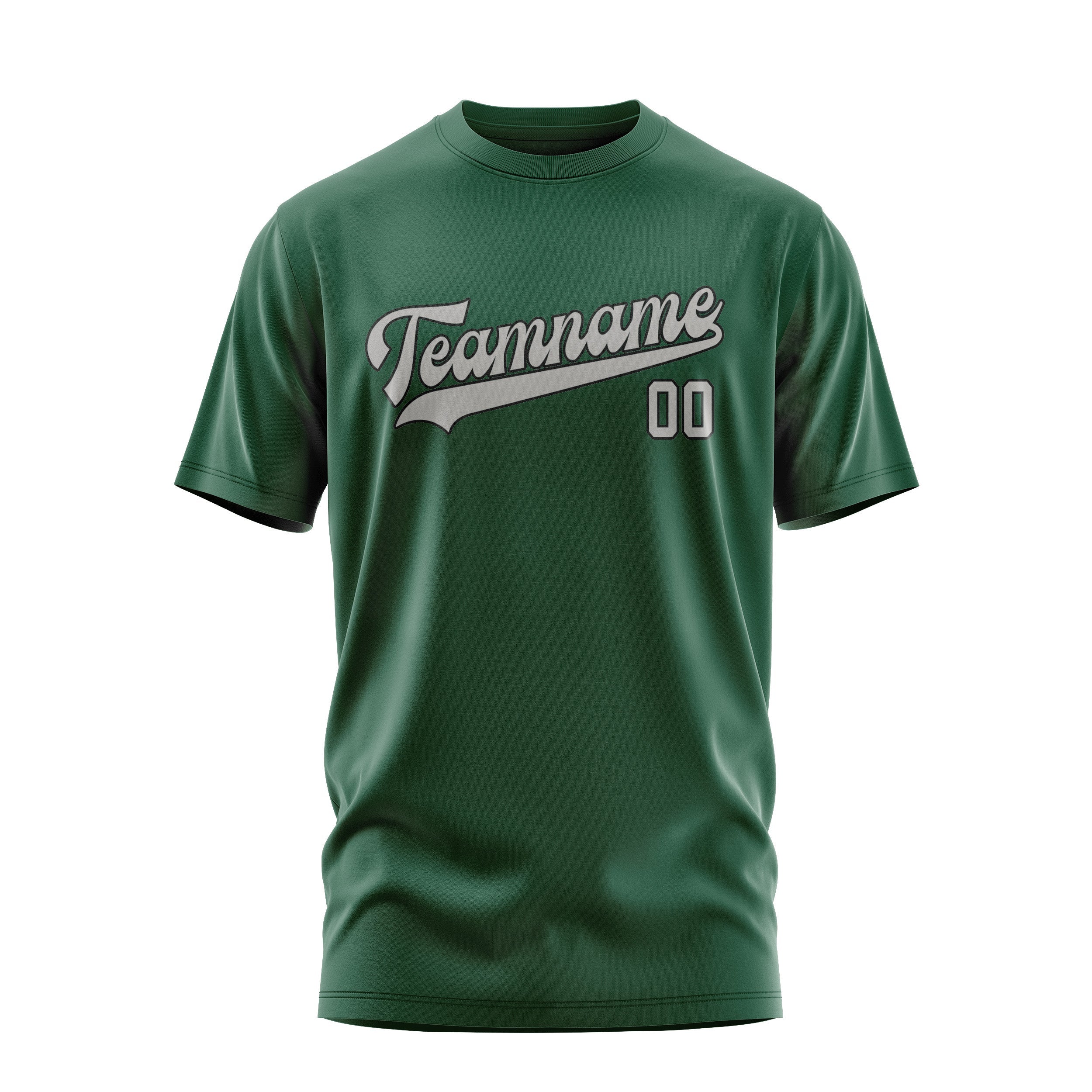 Custom Green Gray T-Shirt