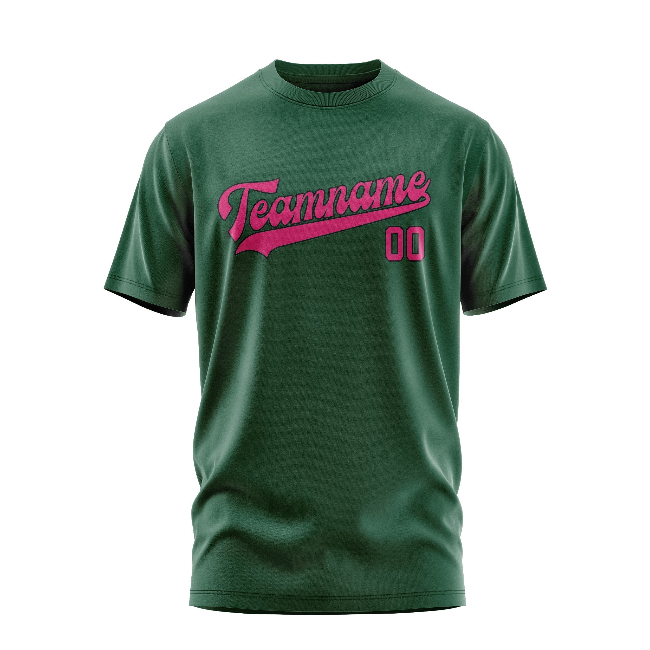 Custom Green Pink T-Shirt