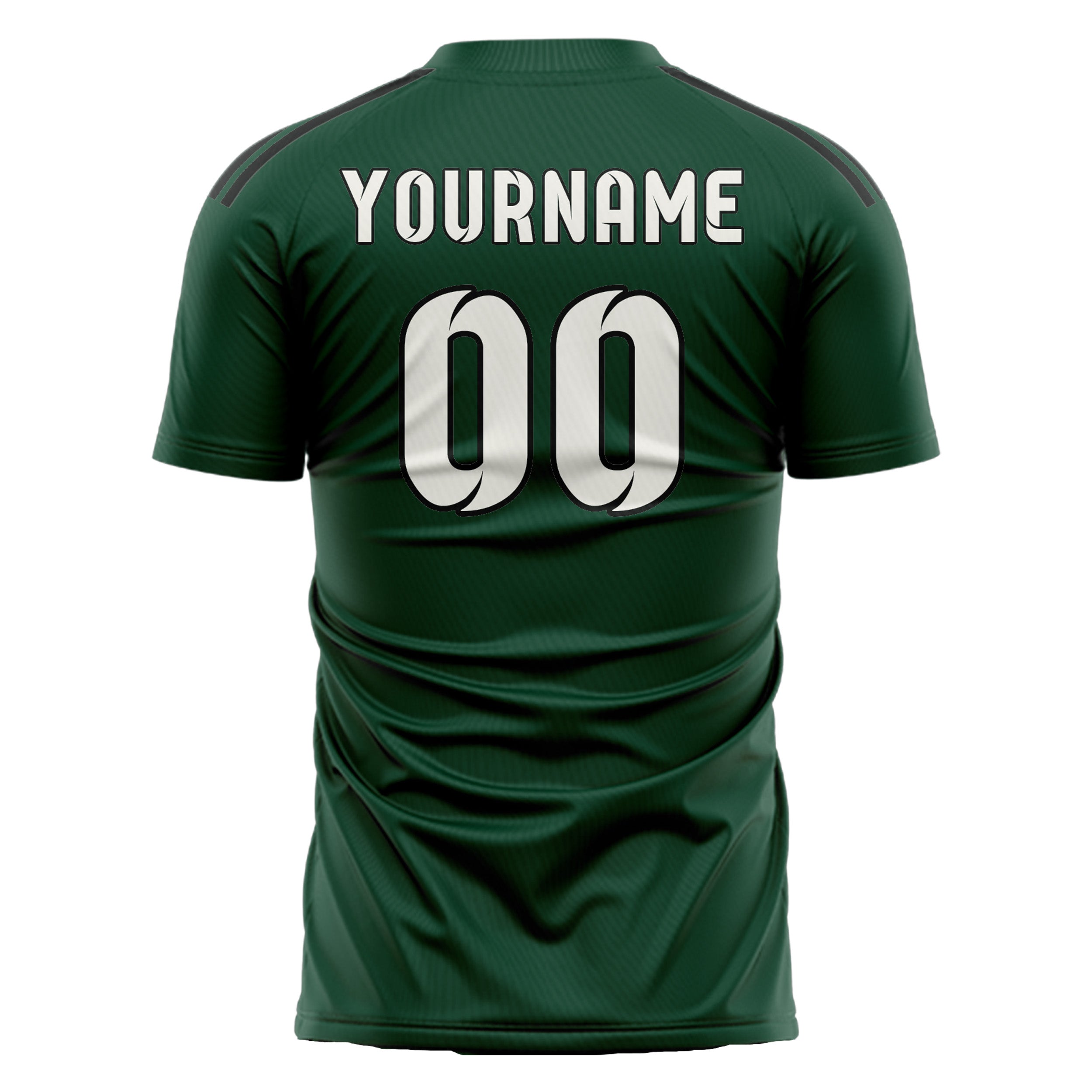 Custom Green White Soccer Jersey