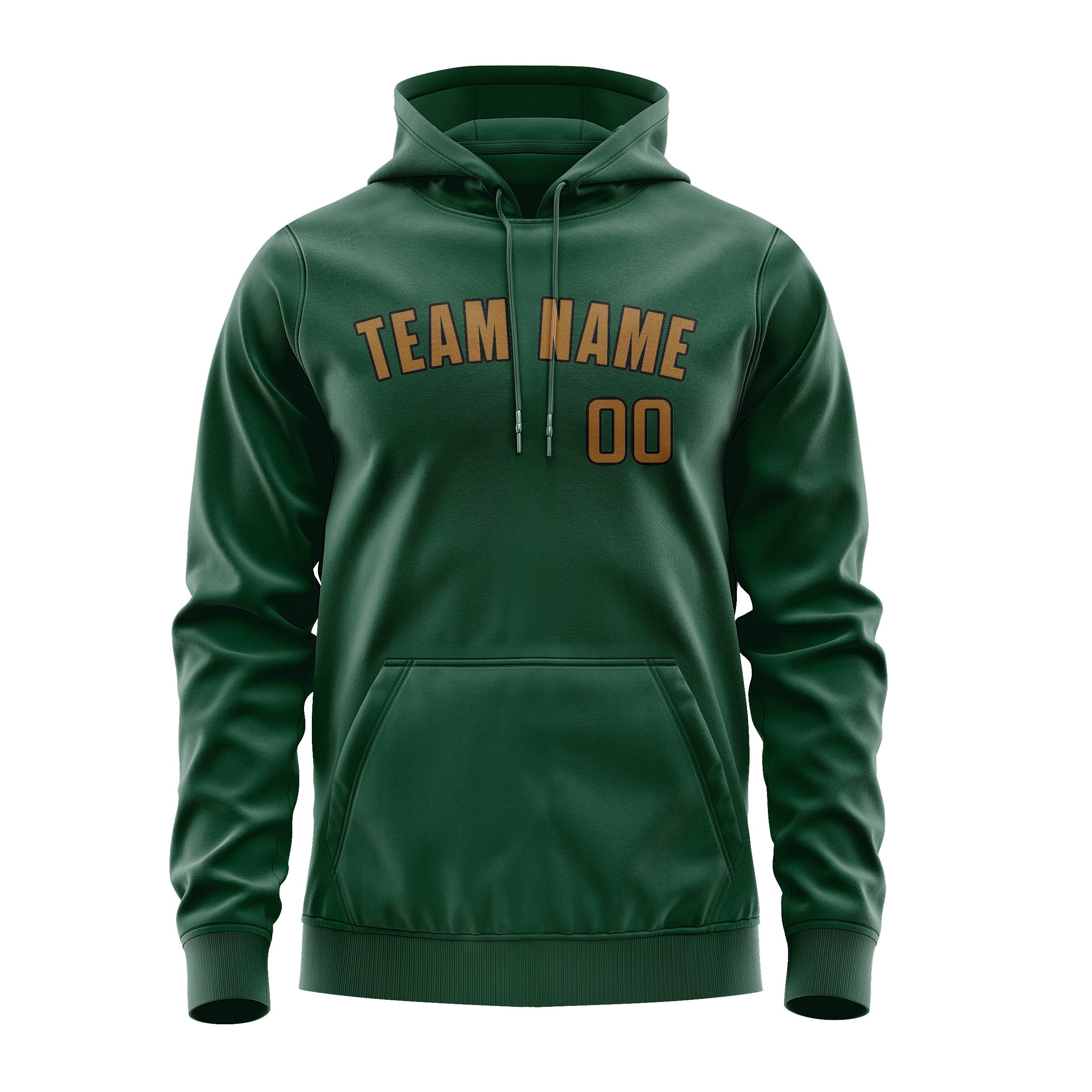 Custom Green Khaki Hoodie