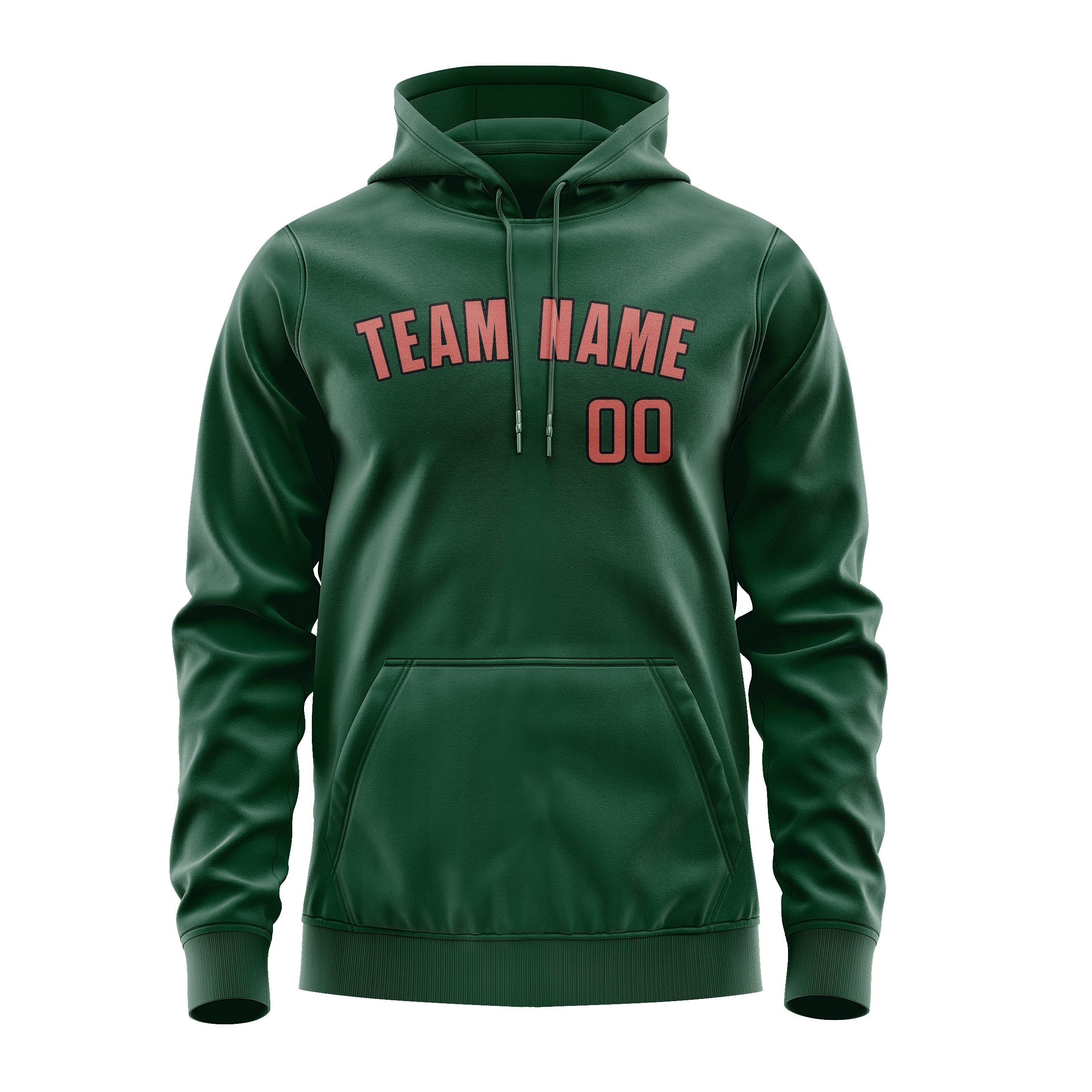 Custom Green Copper Rose Hoodie