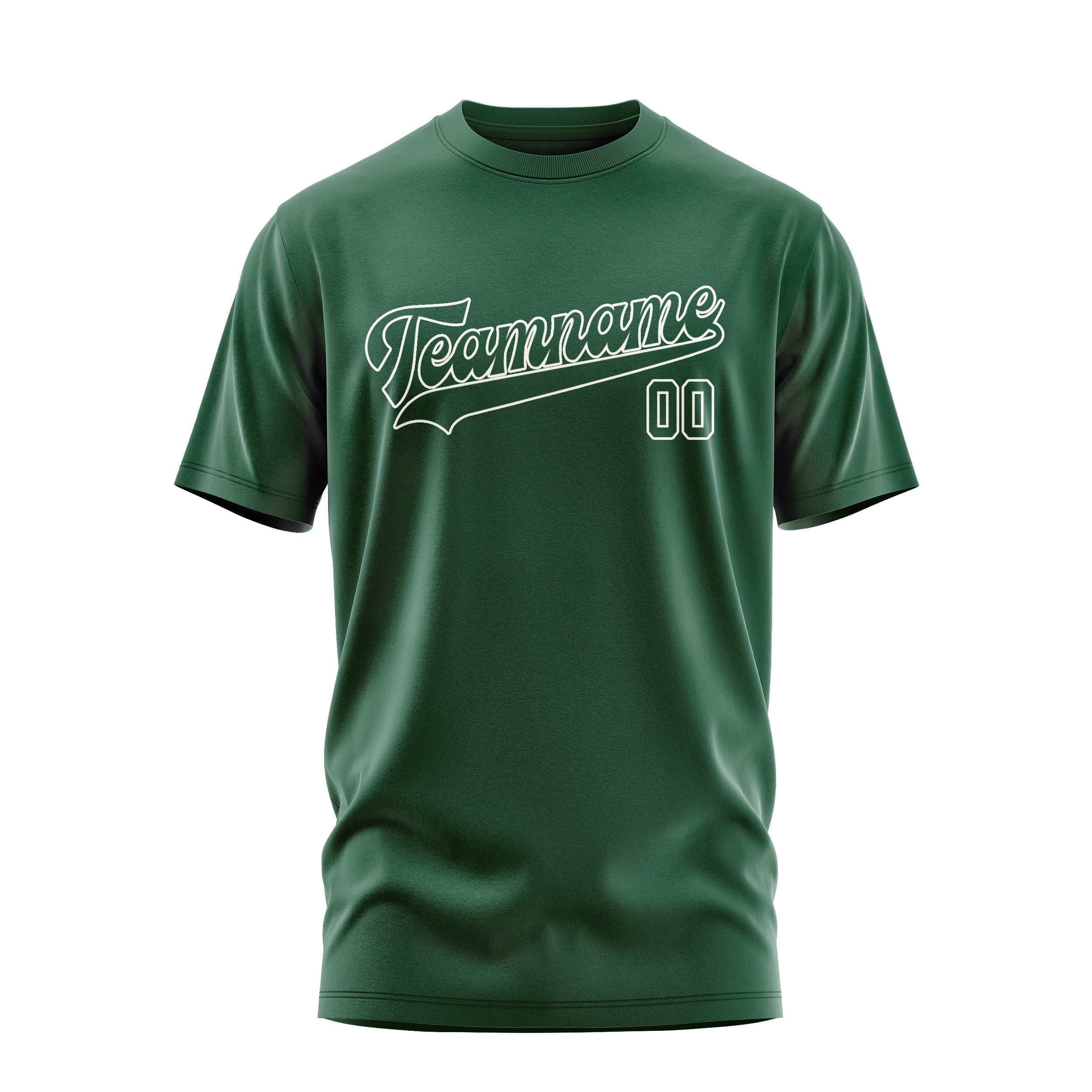Custom Green Green T-Shirt