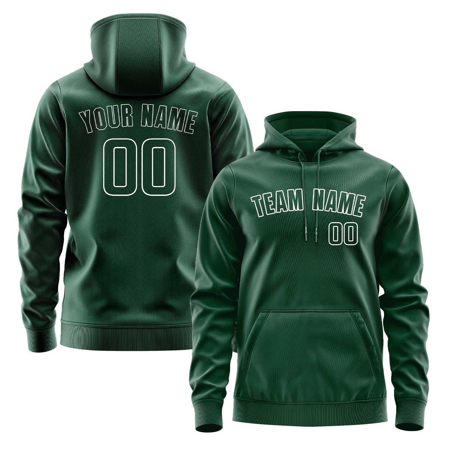 Custom Green Green Hoodie