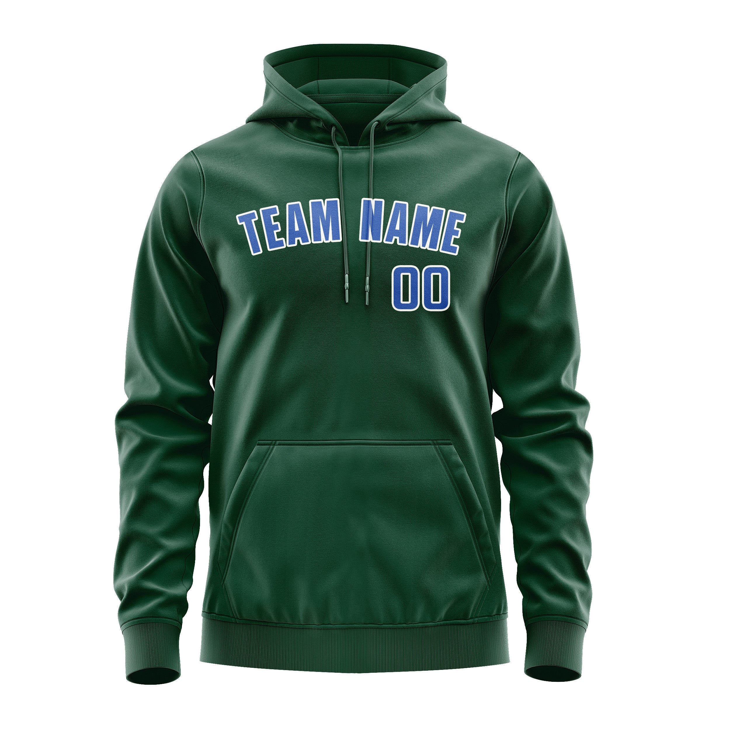Custom Green Sky Blue Hoodie