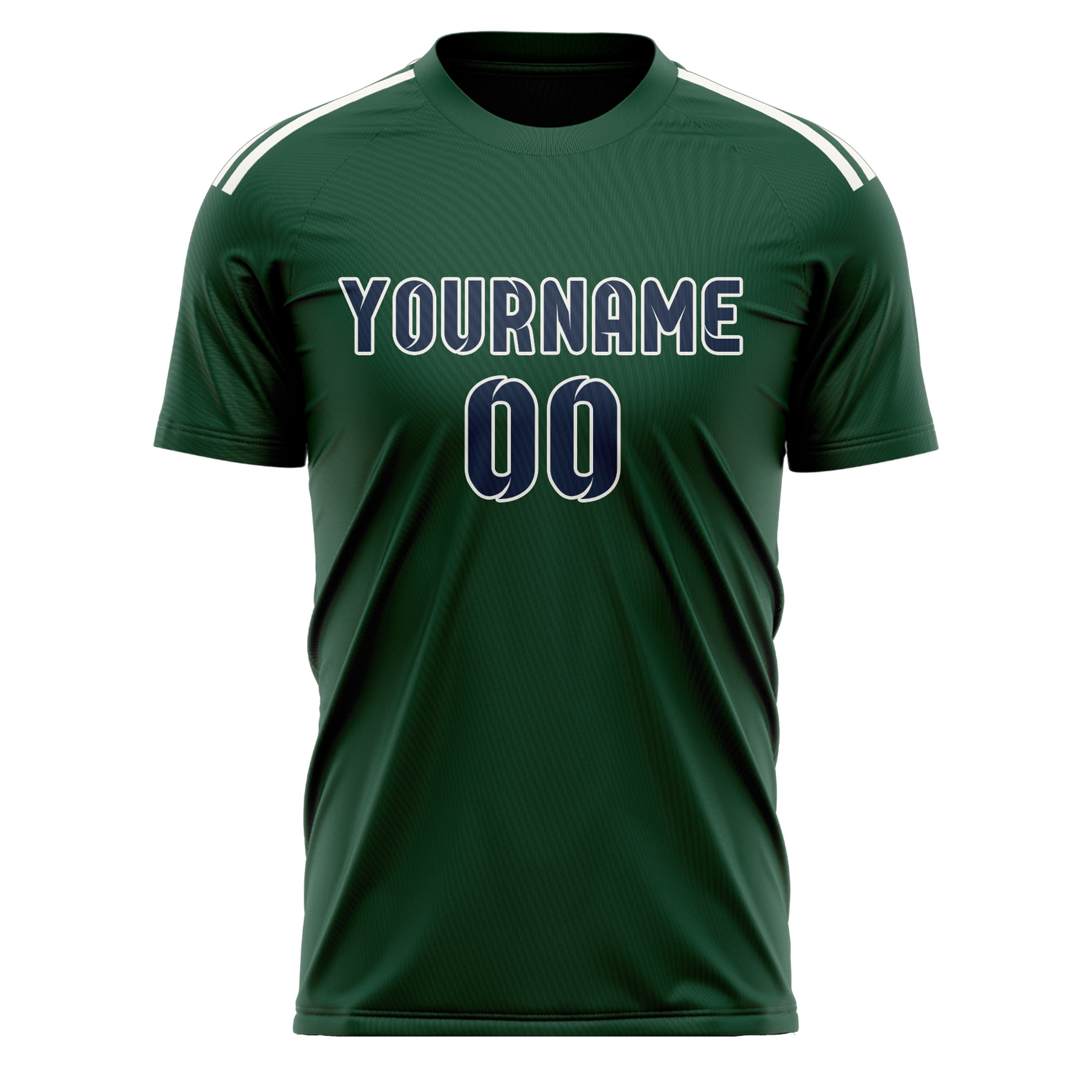 Custom Green Blue Soccer Jersey